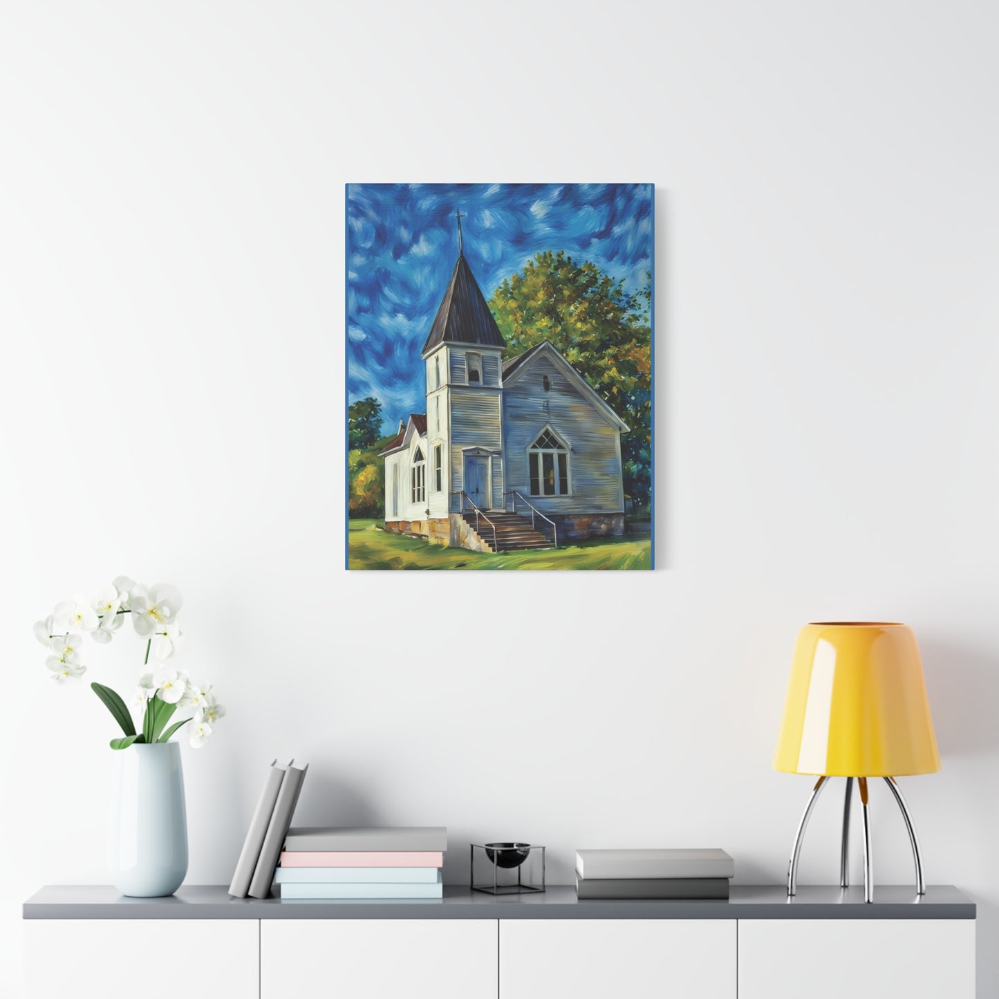 Old Country Church, Smyth County (Digital Art)