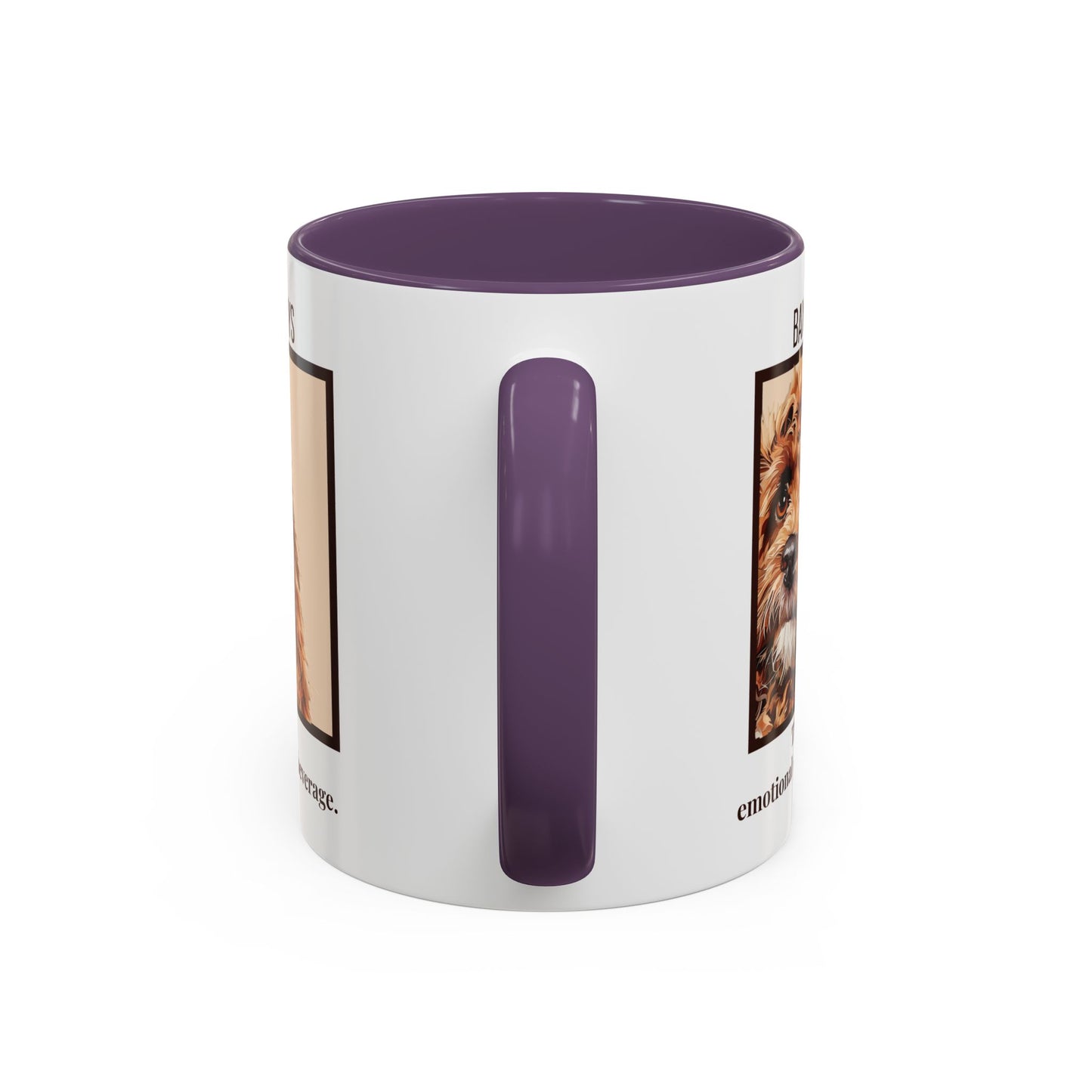 Funny Dog Mug – Baxter Says: Emotional Support Beverage | 11oz Gift for Pet Parents
