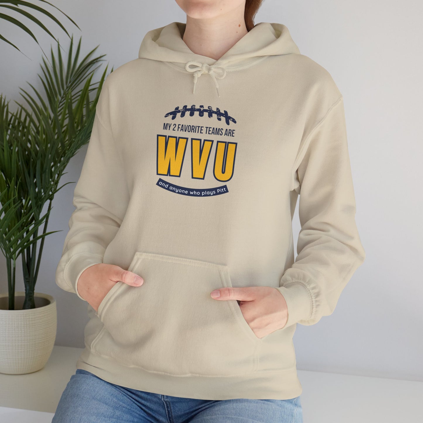 My 2 Favorite Teams WVU Unisex Heavy Blend™ Hooded Sweatshirt