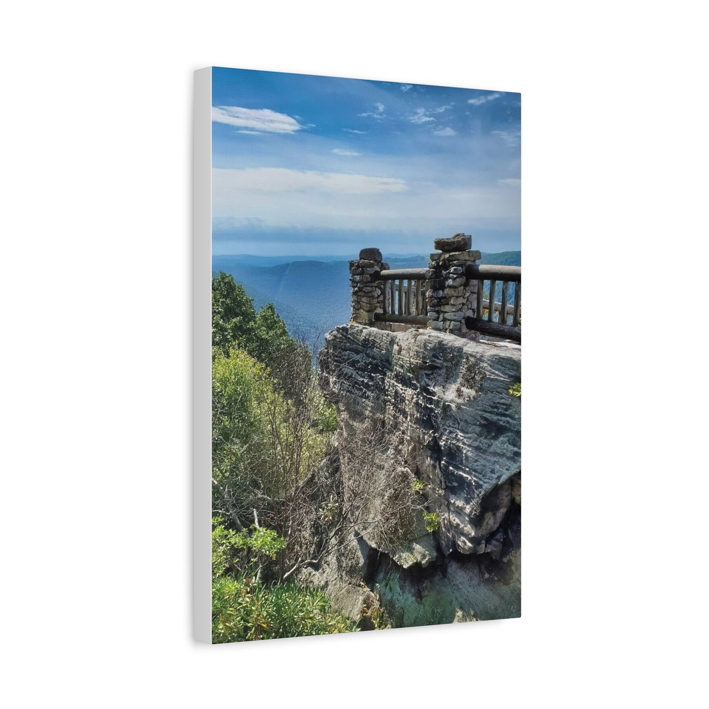 Coopers Rock in West Virginia Matte Canvas