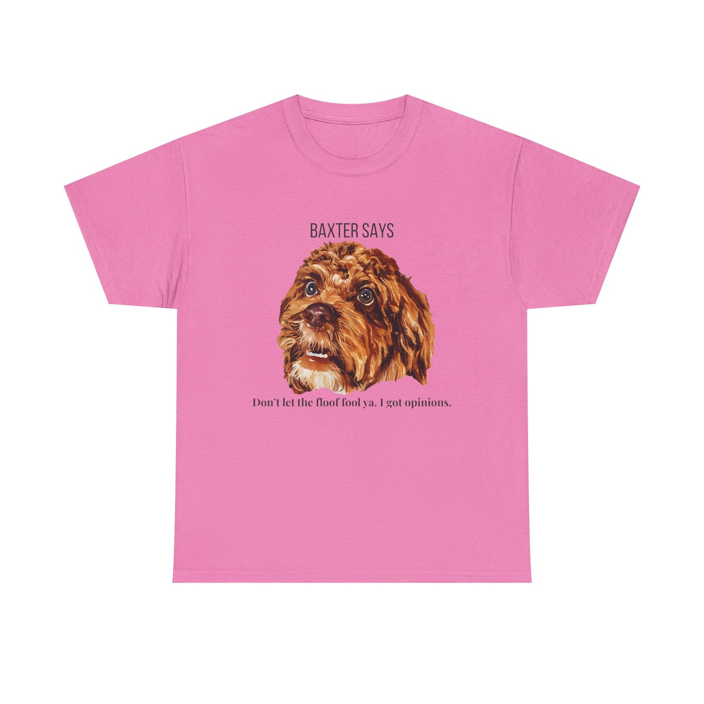 Baxter Says: Don’t Let the Floof Fool Ya – Statement Tee