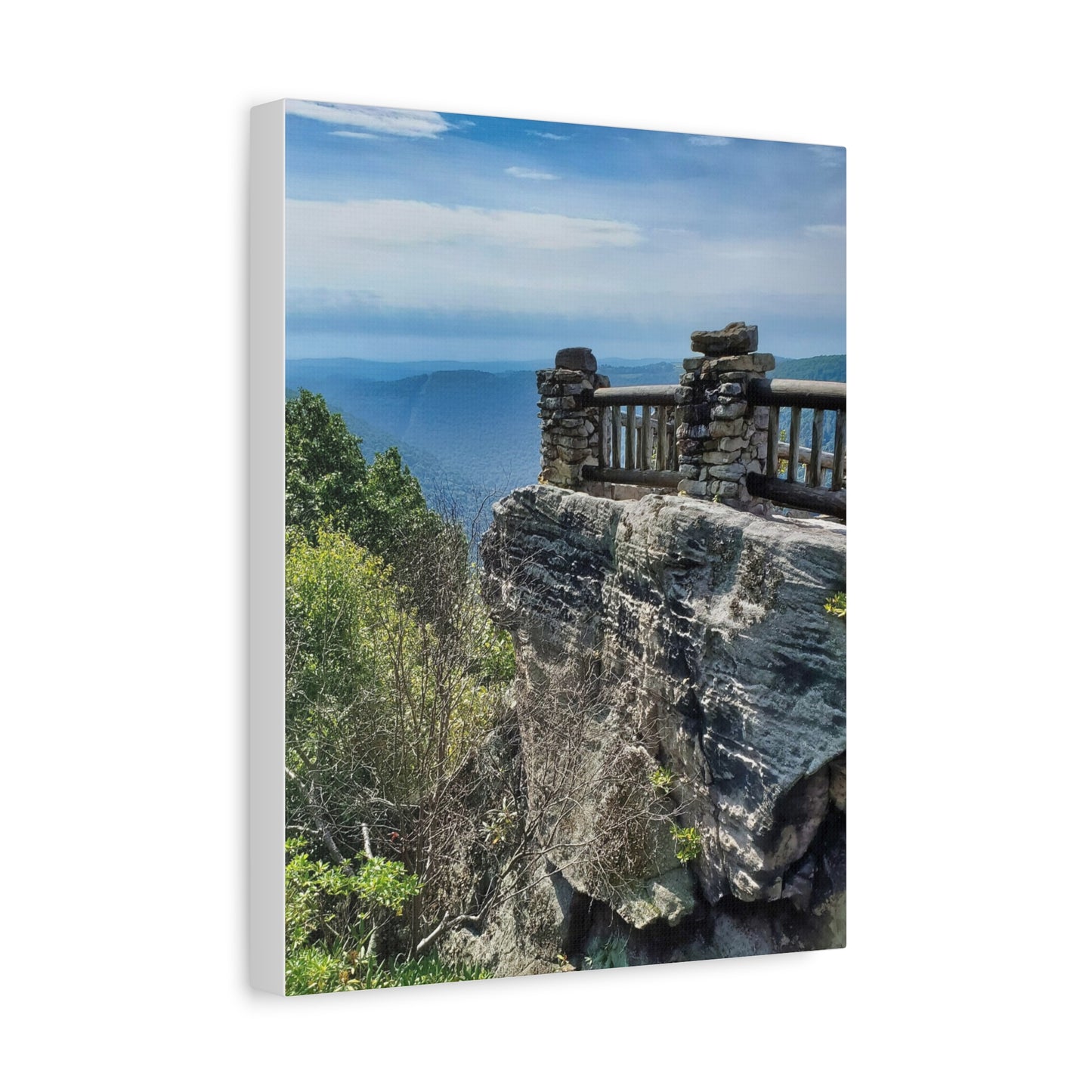 Coopers Rock in West Virginia Matte Canvas