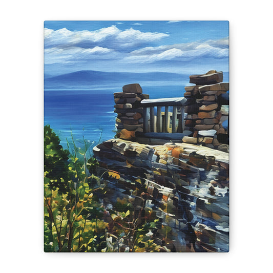 Coopers Rock West Virginia Canvas Wall Art