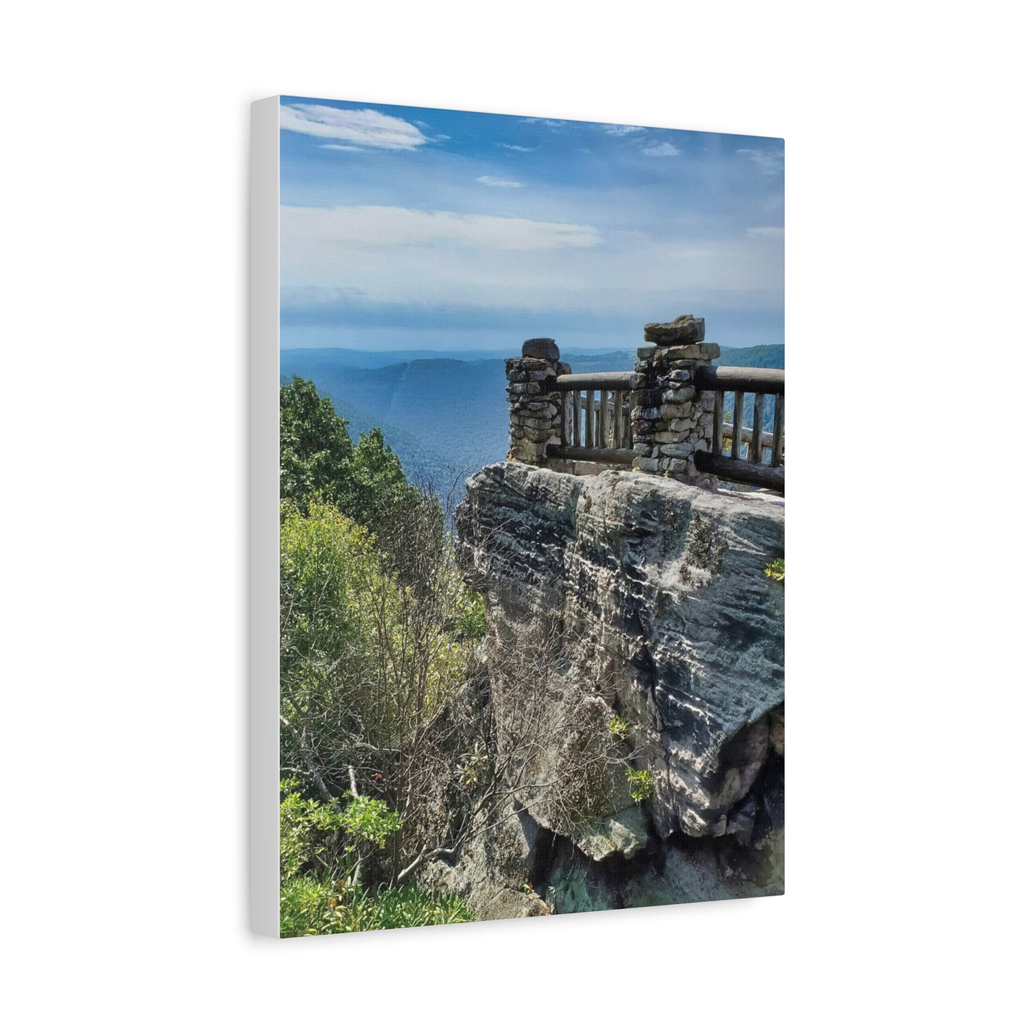 Coopers Rock in West Virginia Matte Canvas