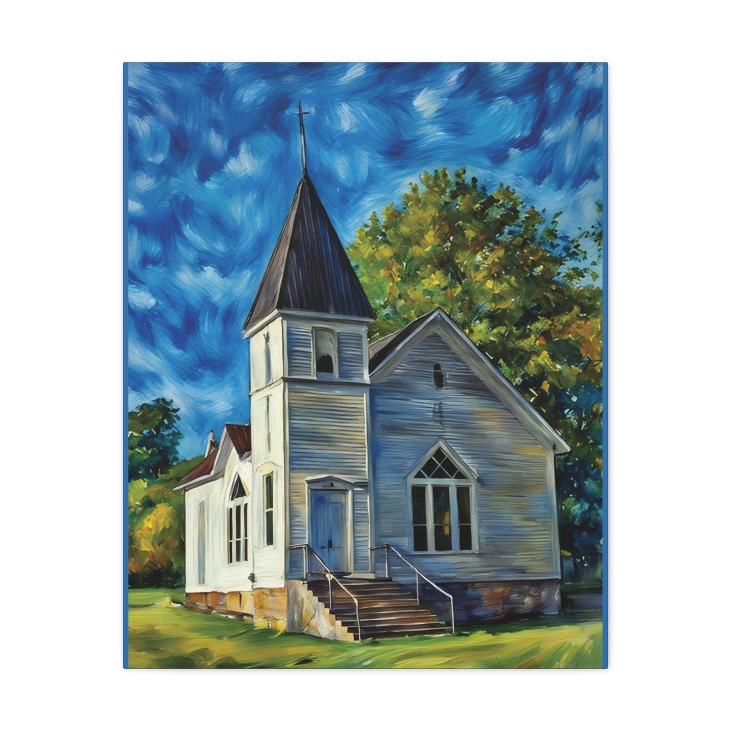 Old Country Church, Smyth County (Digital Art)
