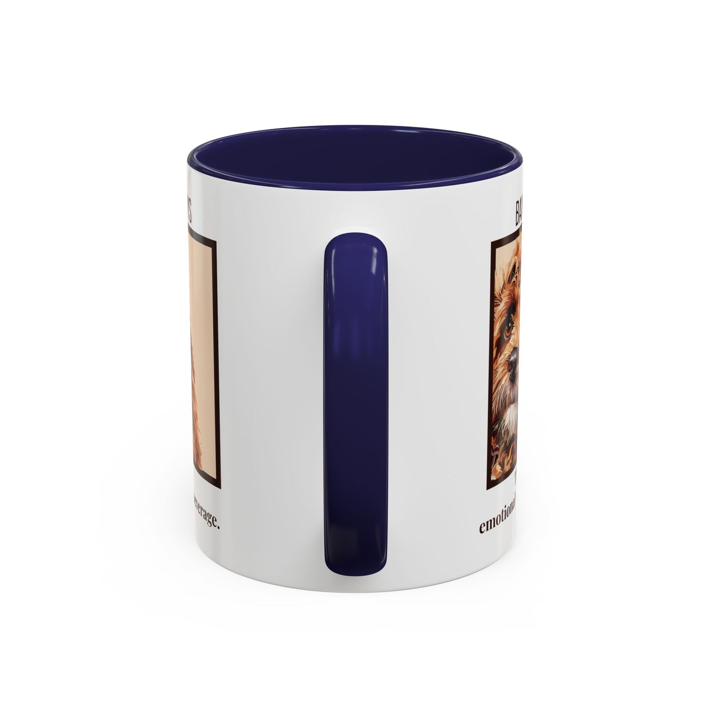 Funny Dog Mug – Baxter Says: Emotional Support Beverage | 11oz Gift for Pet Parents