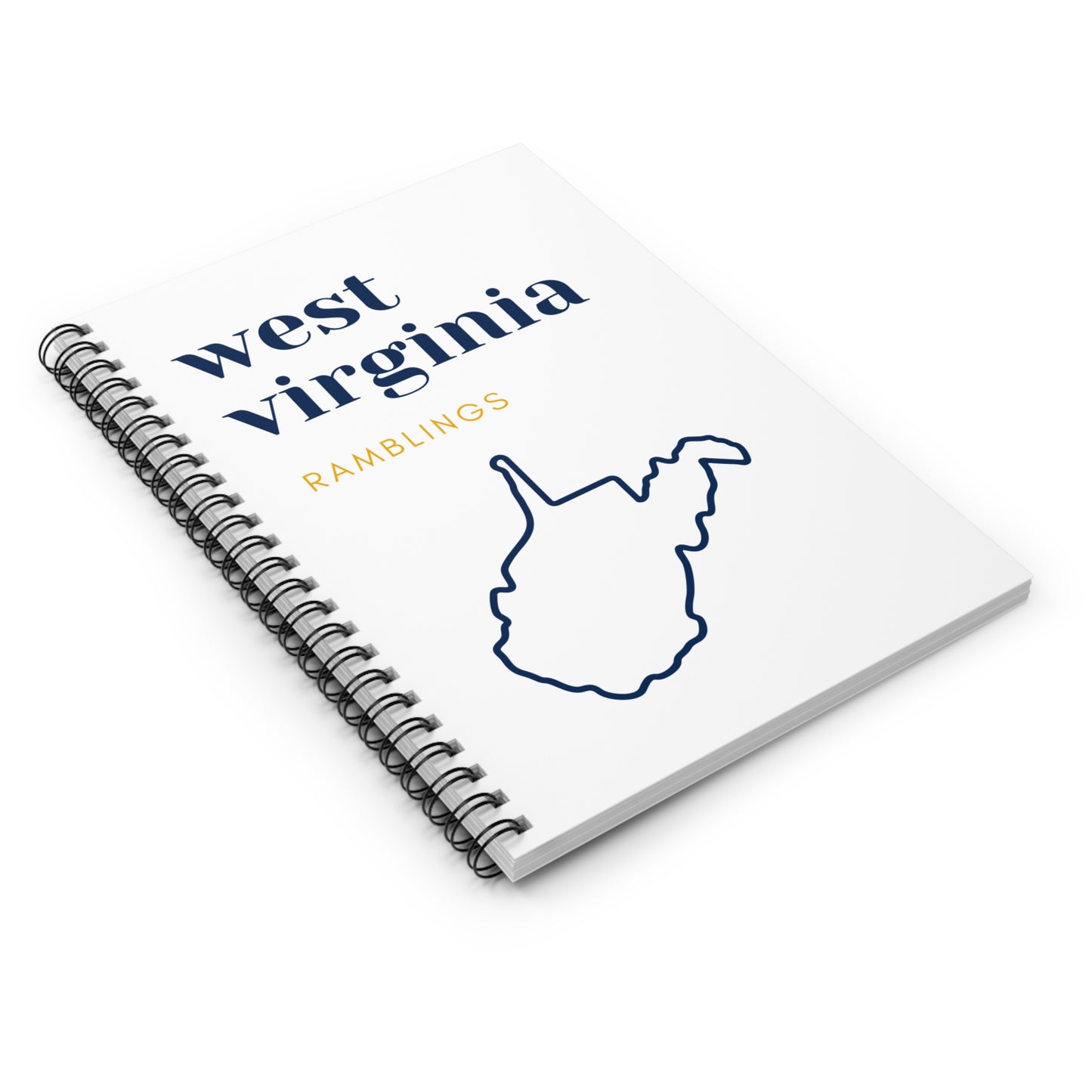 West Virginia Ramblings Spiral Notebook - Ruled Line