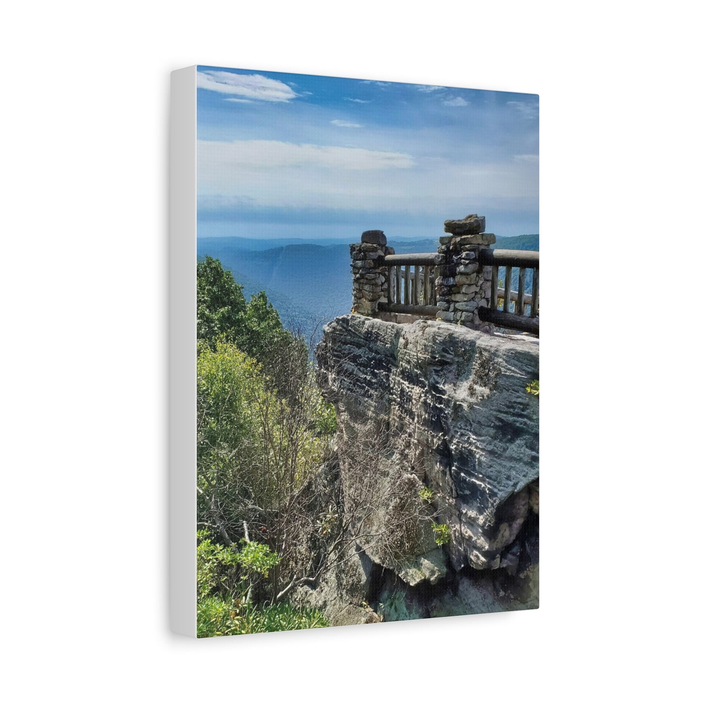 Coopers Rock in West Virginia Matte Canvas