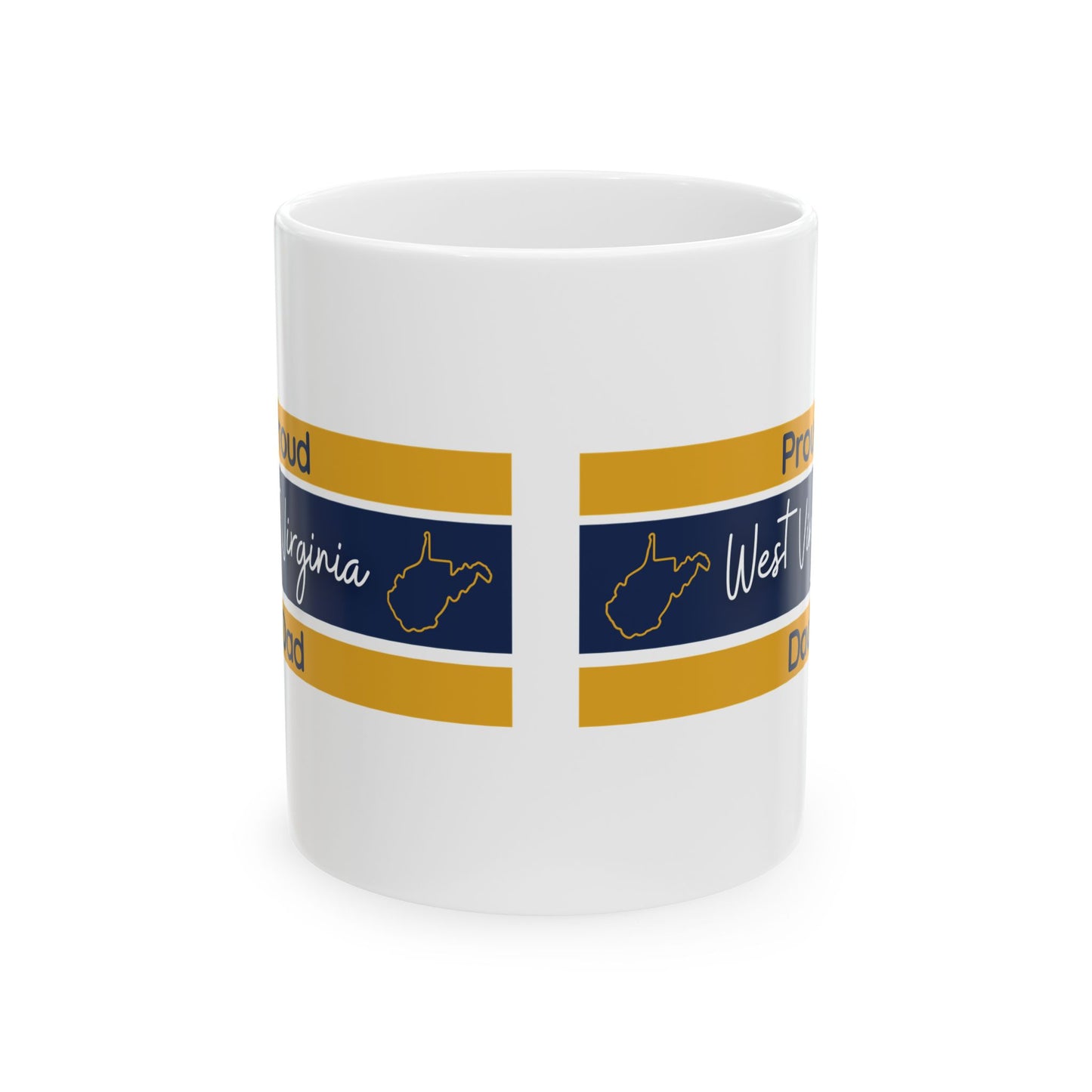 Proud West Virginia Dad Mug (11oz, 15 oz)