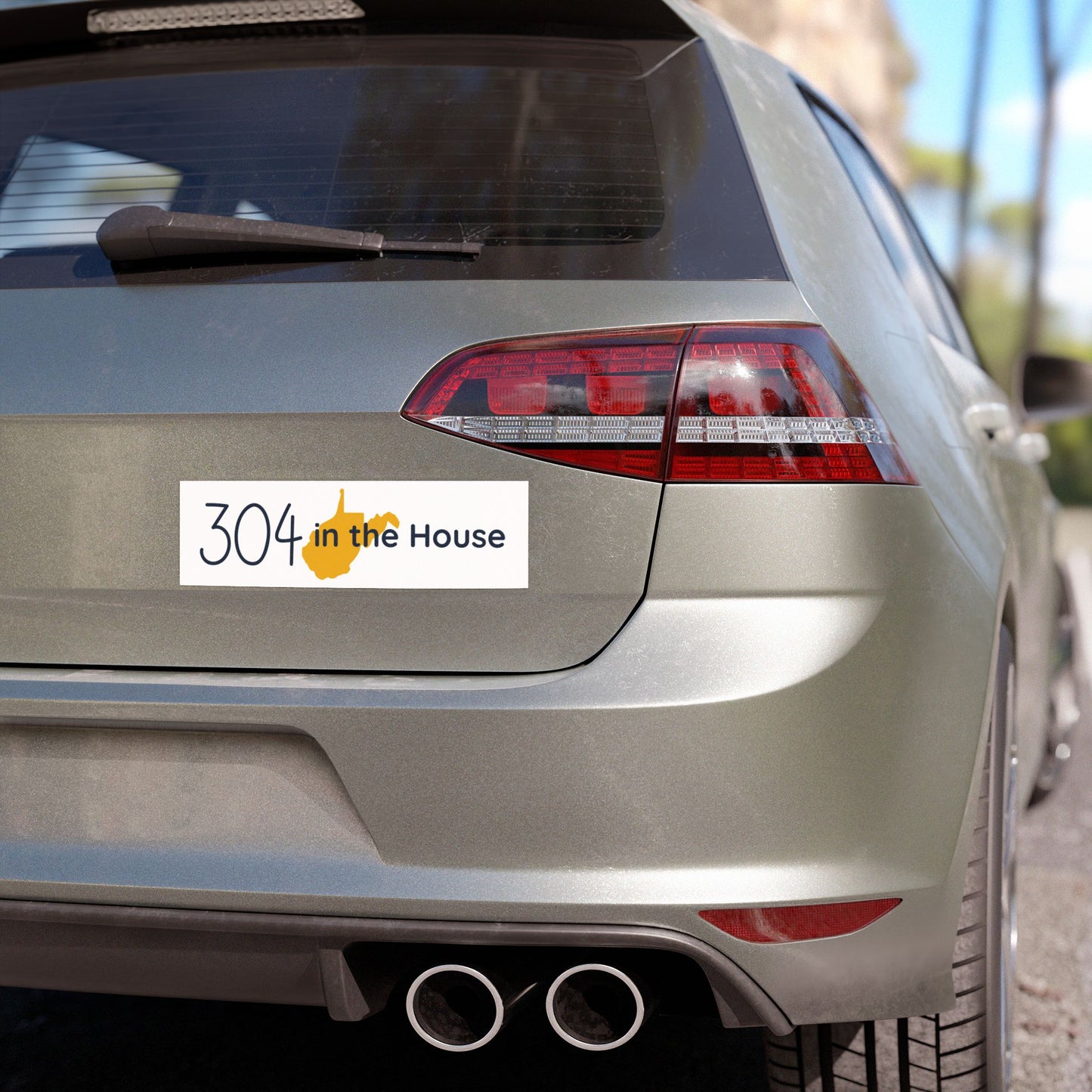 304 in the House Car Magnet