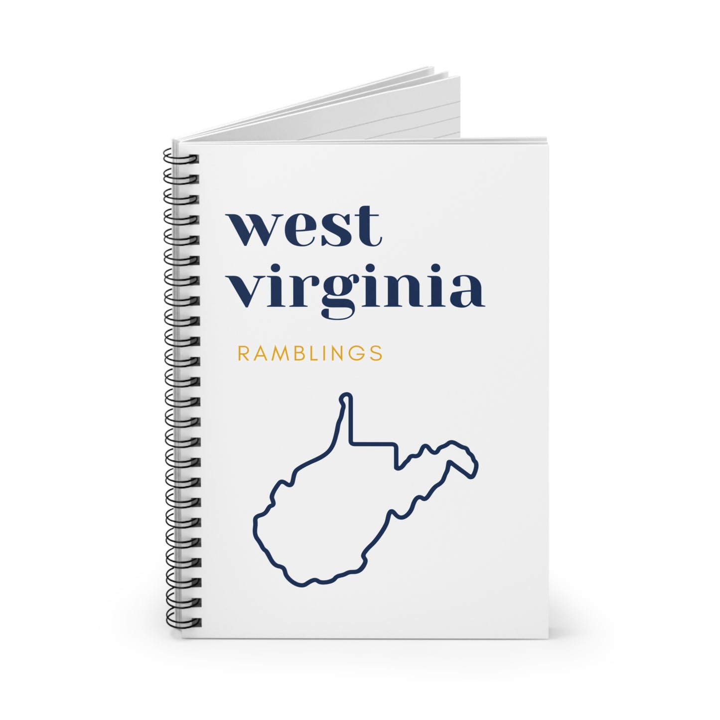 West Virginia Ramblings Spiral Notebook - Ruled Line