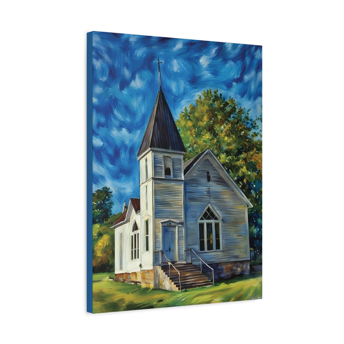 Old Country Church, Smyth County (Digital Art)