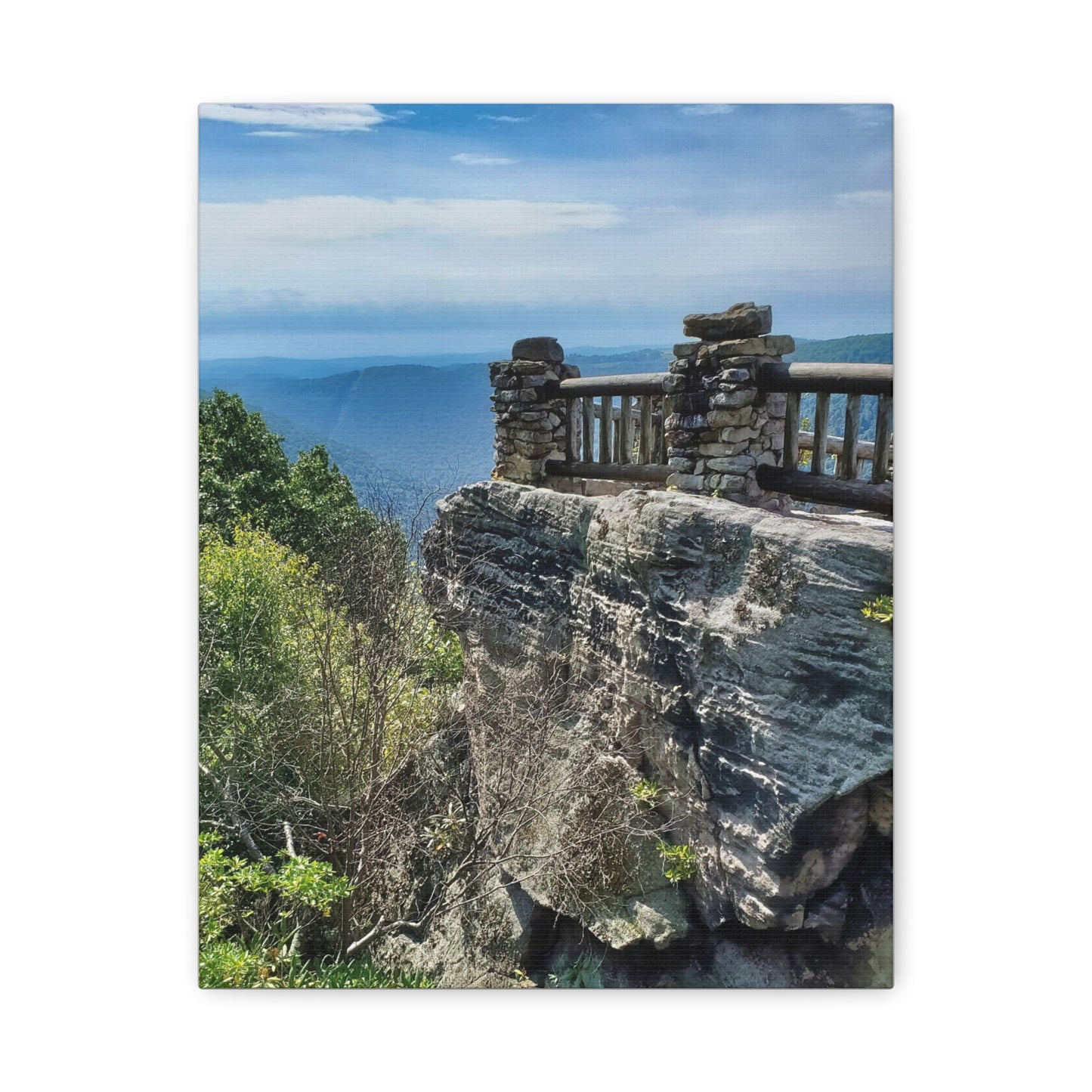 Coopers Rock in West Virginia Matte Canvas