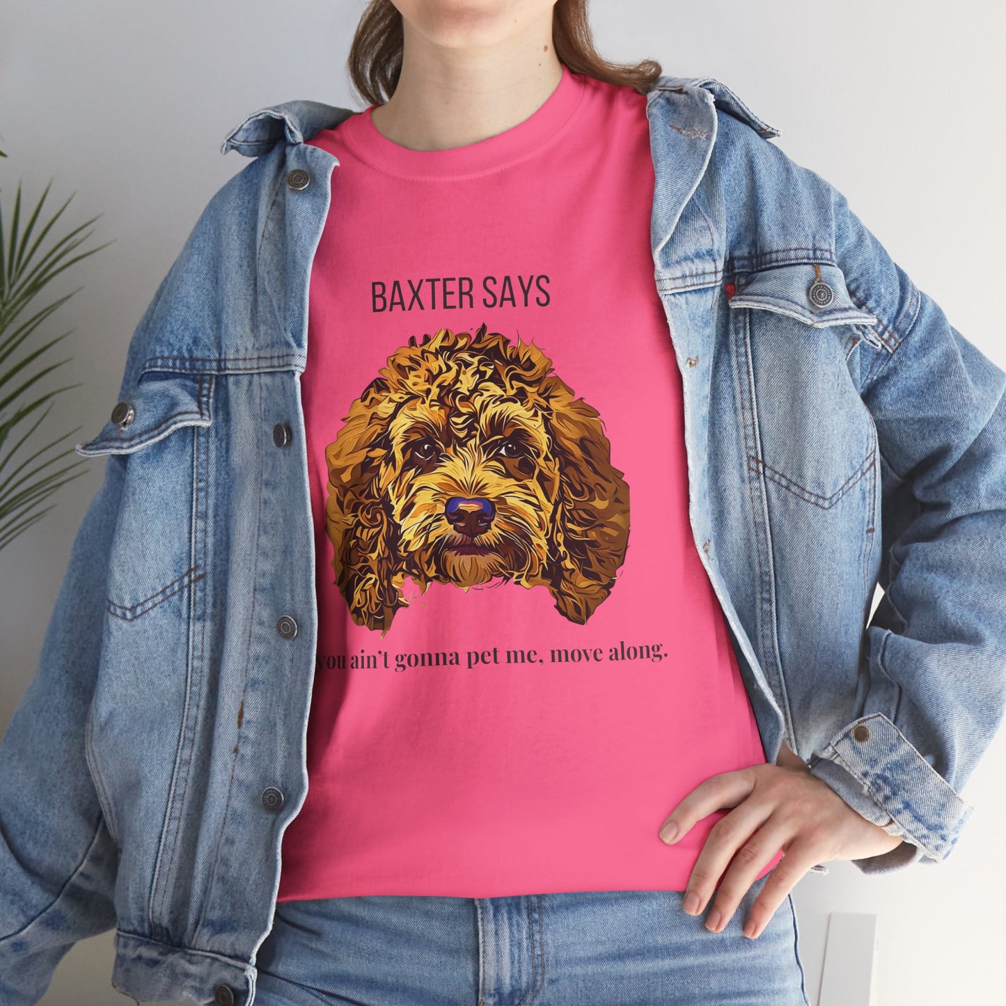 Baxter Says: If You Ain’t Gonna Pet Me, Move Along – Tee from Yours Truly