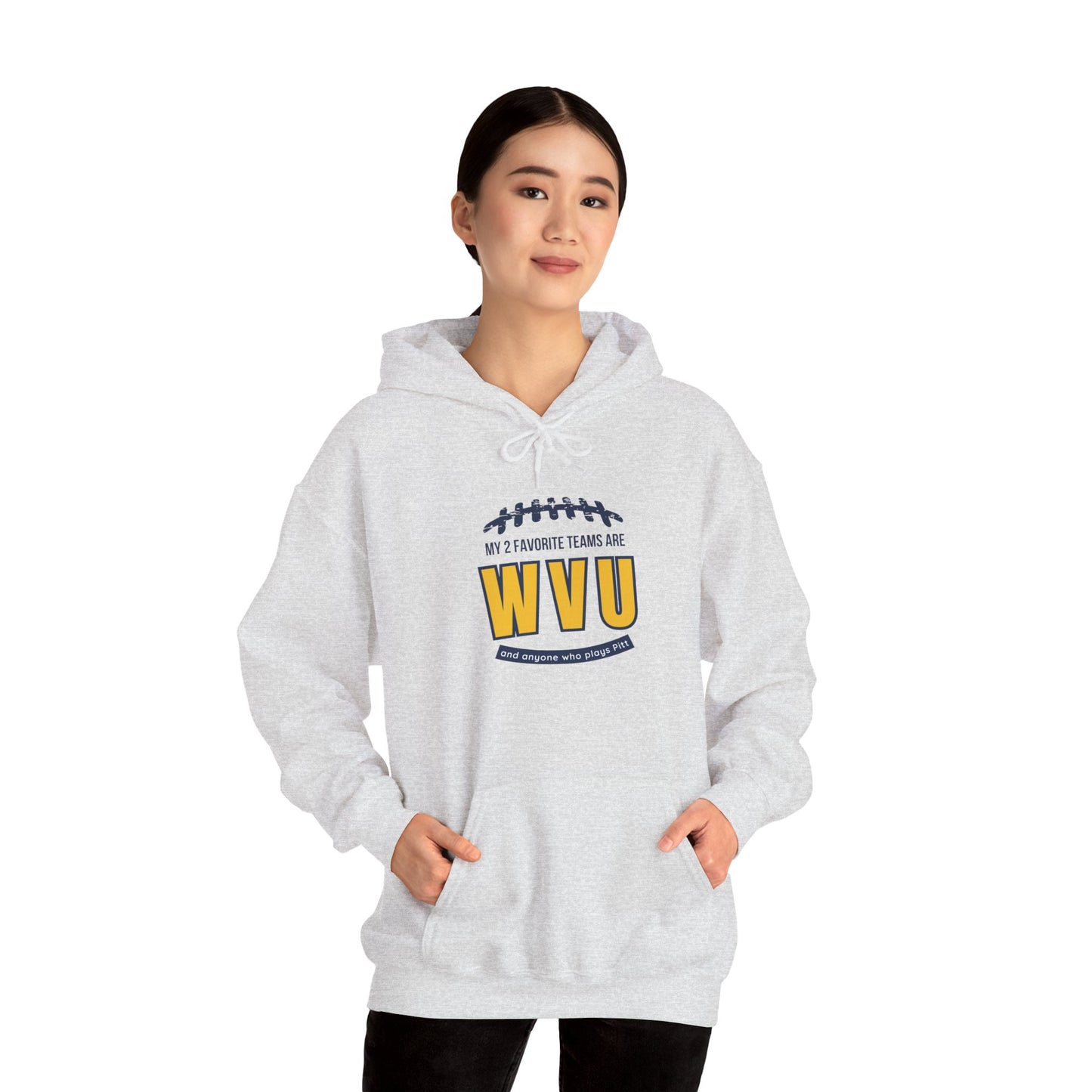My 2 Favorite Teams WVU Unisex Heavy Blend™ Hooded Sweatshirt