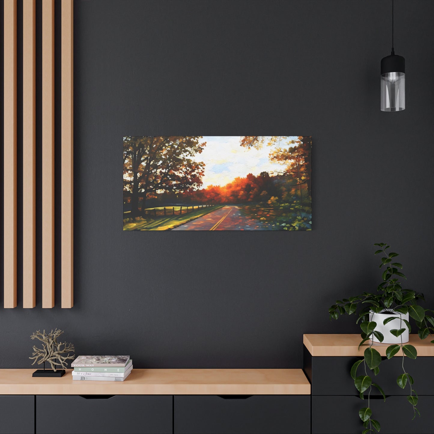 Blue Ridge Parkway Watercolor Canvas | Appalachian Wall Art from 304 in the House