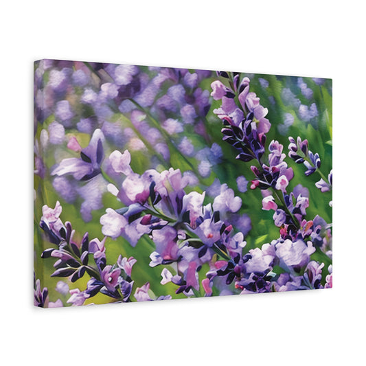 Peaceful Lavender – Photo-to-Painting Floral Wall Art