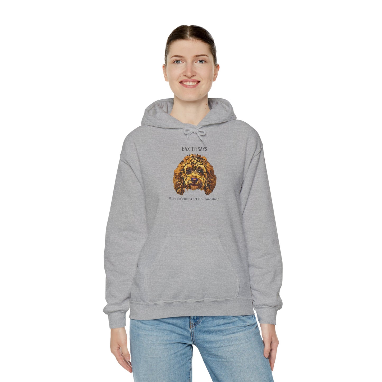 Baxter Says: If You Ain’t Gonna Pet Me, Move Along – Tee from Yours Truly
