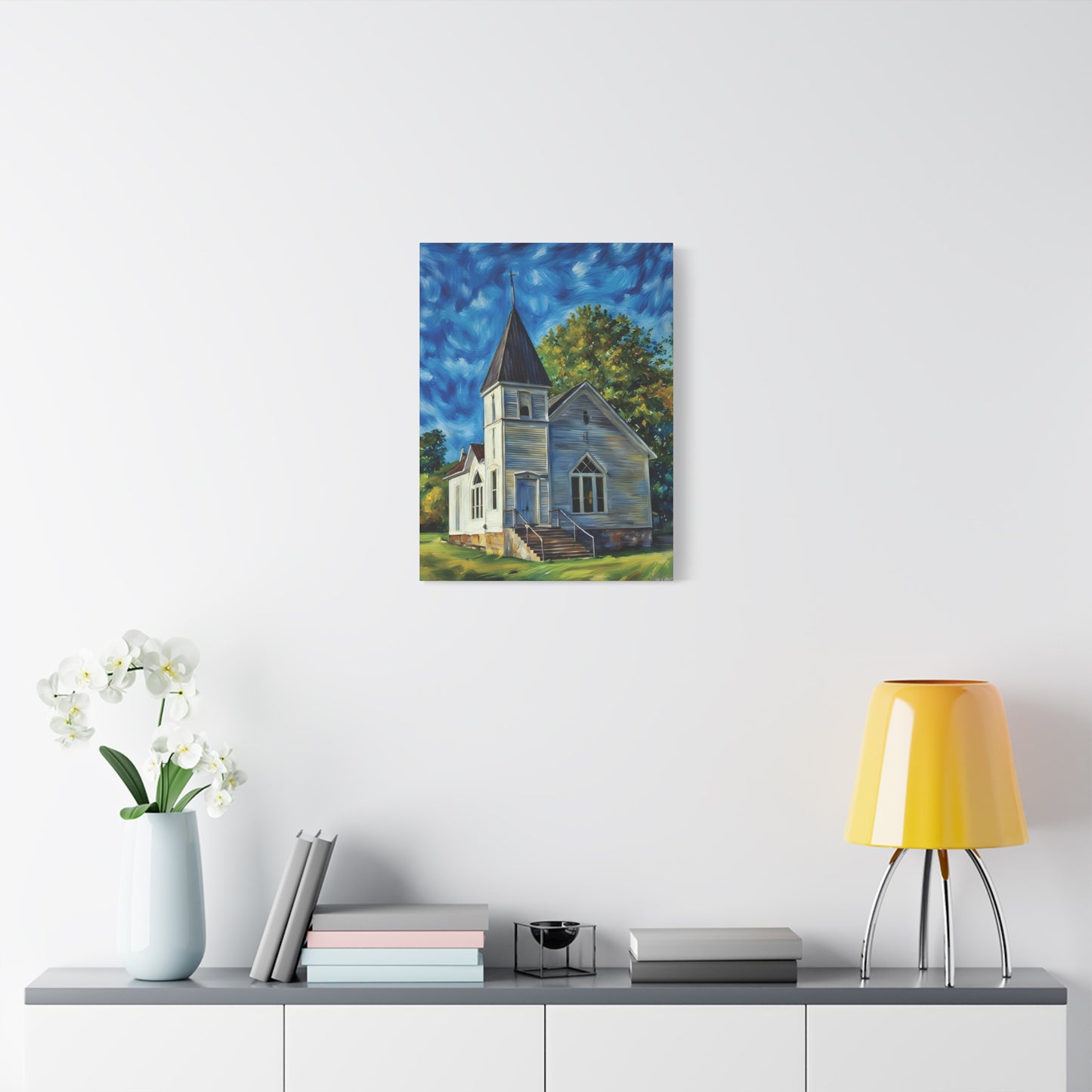 Old Country Church, Smyth County (Digital Art)