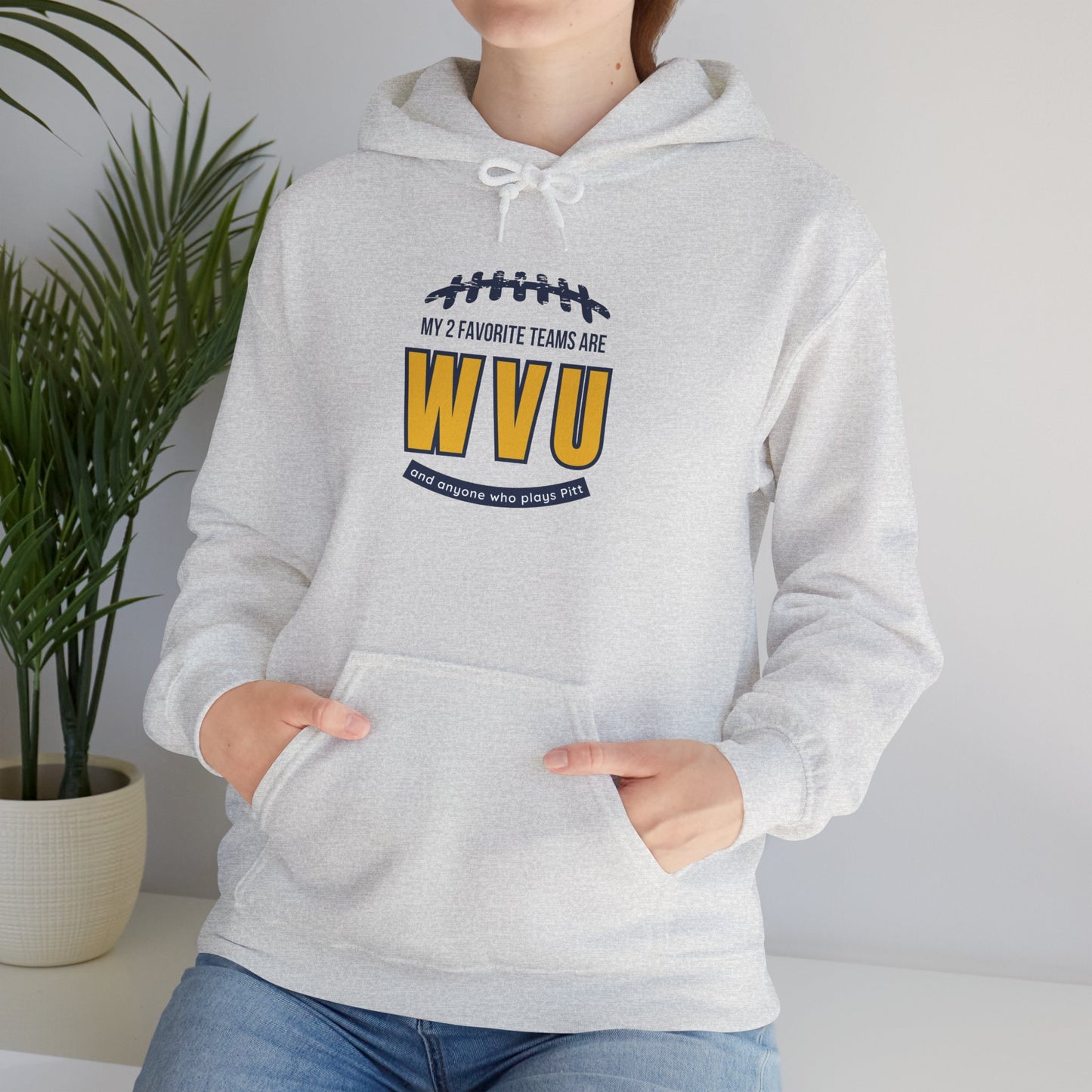My 2 Favorite Teams WVU Unisex Heavy Blend™ Hooded Sweatshirt