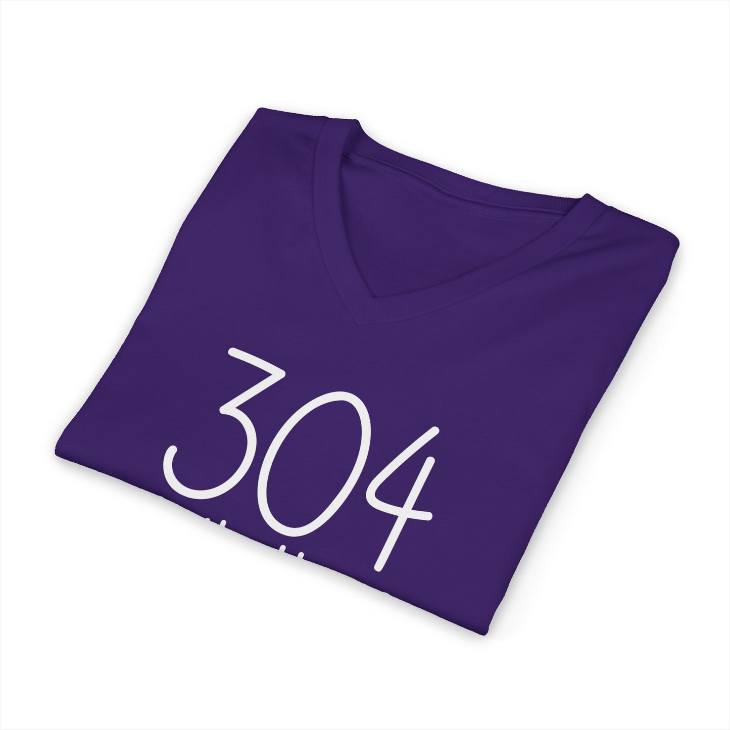 304 in the House Unisex Jersey Short Sleeve V-Neck Tee