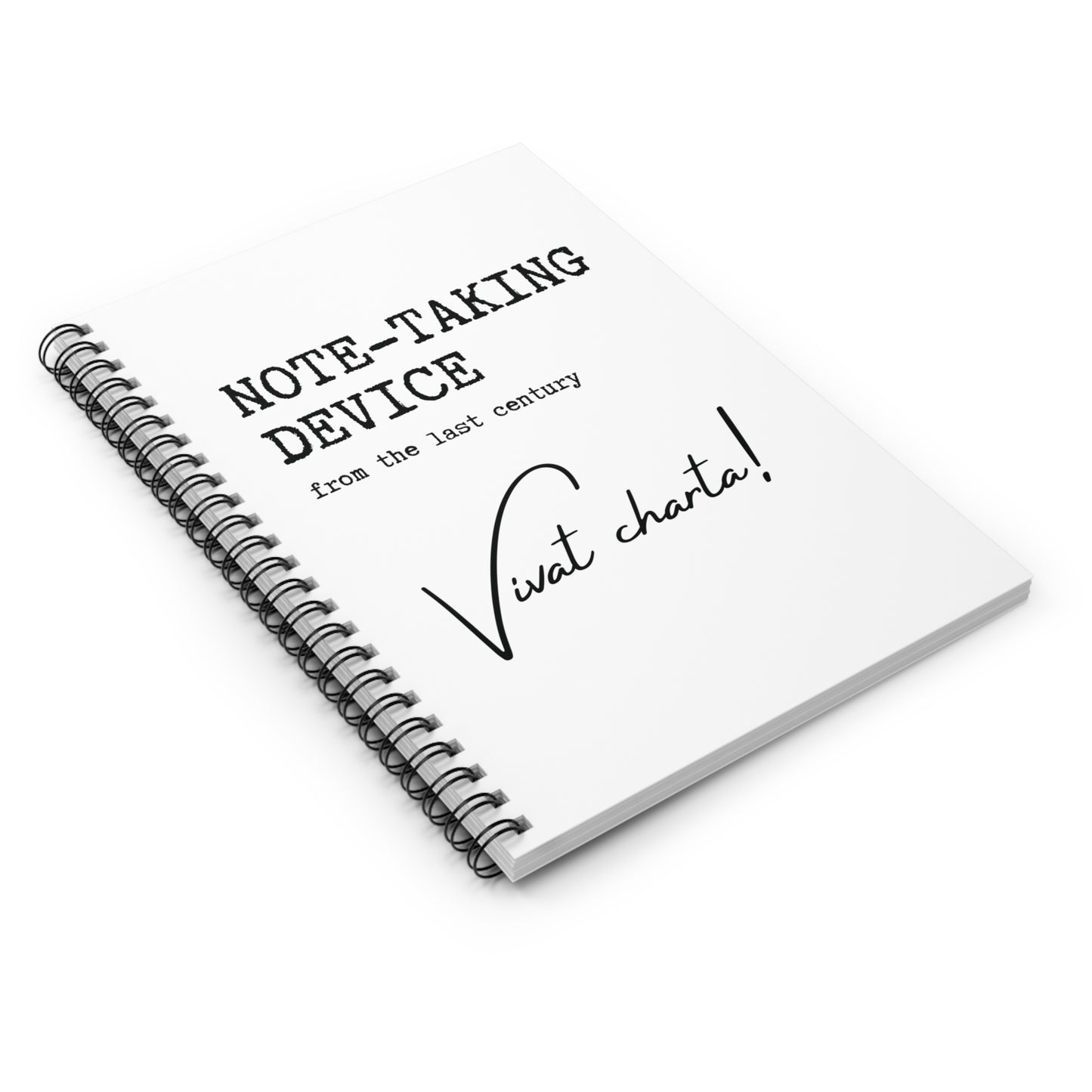 Long Live Paper! Spiral Notebook