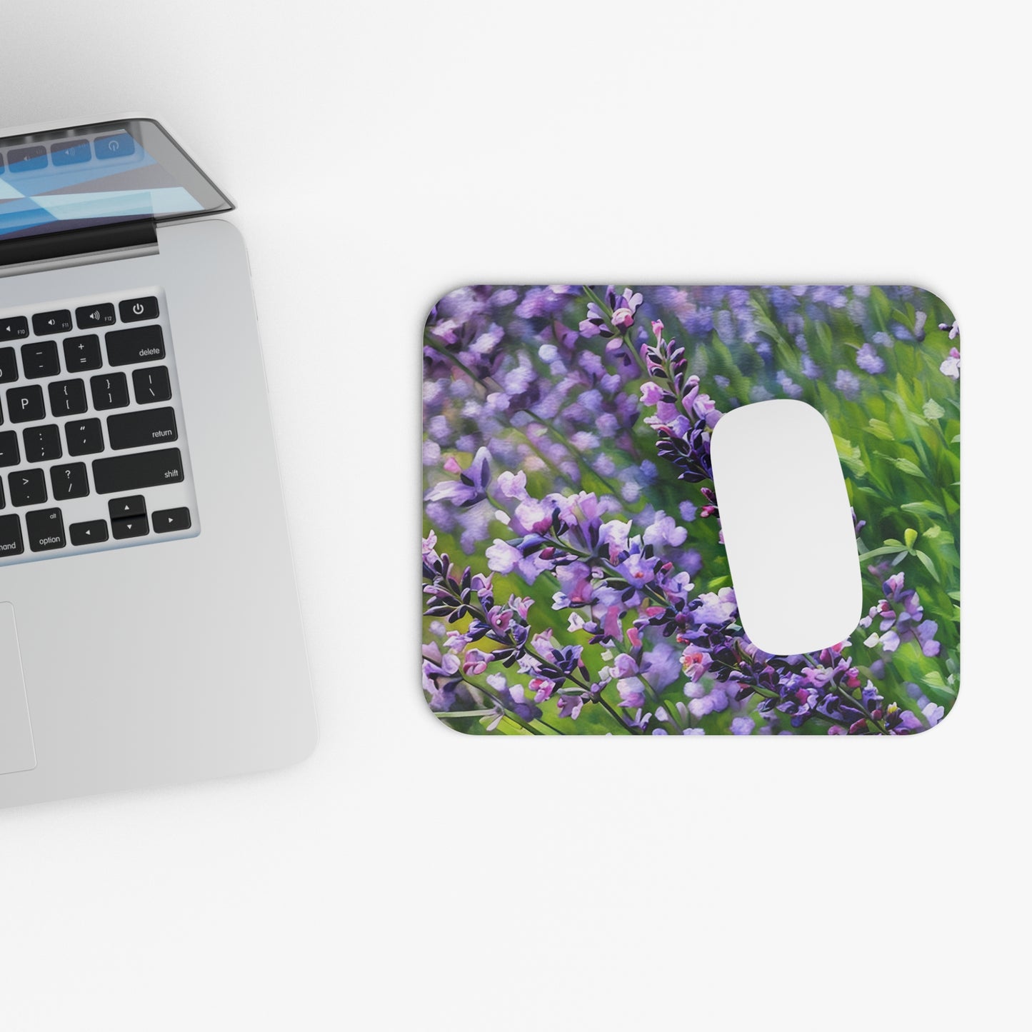 Lavender Blooms Mouse Pad