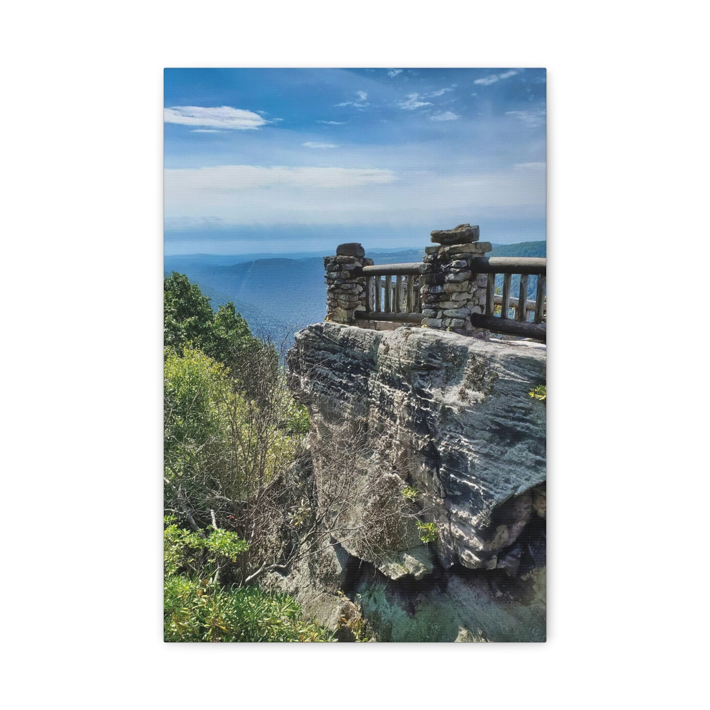Coopers Rock in West Virginia Matte Canvas