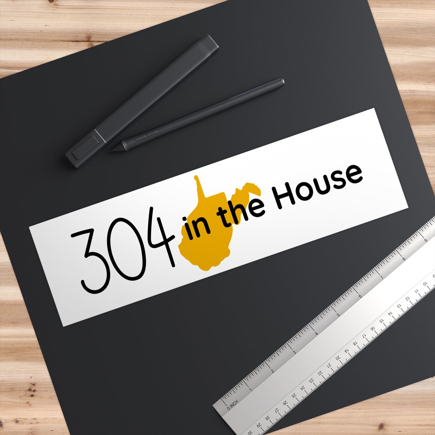 304 in the House Stickers, West Virginia Bumper Stickers, Car Decals, Travel Decor, Gift for West Virginians