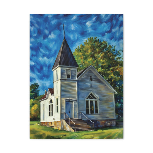 Old Country Church, Smyth County (Digital Art)