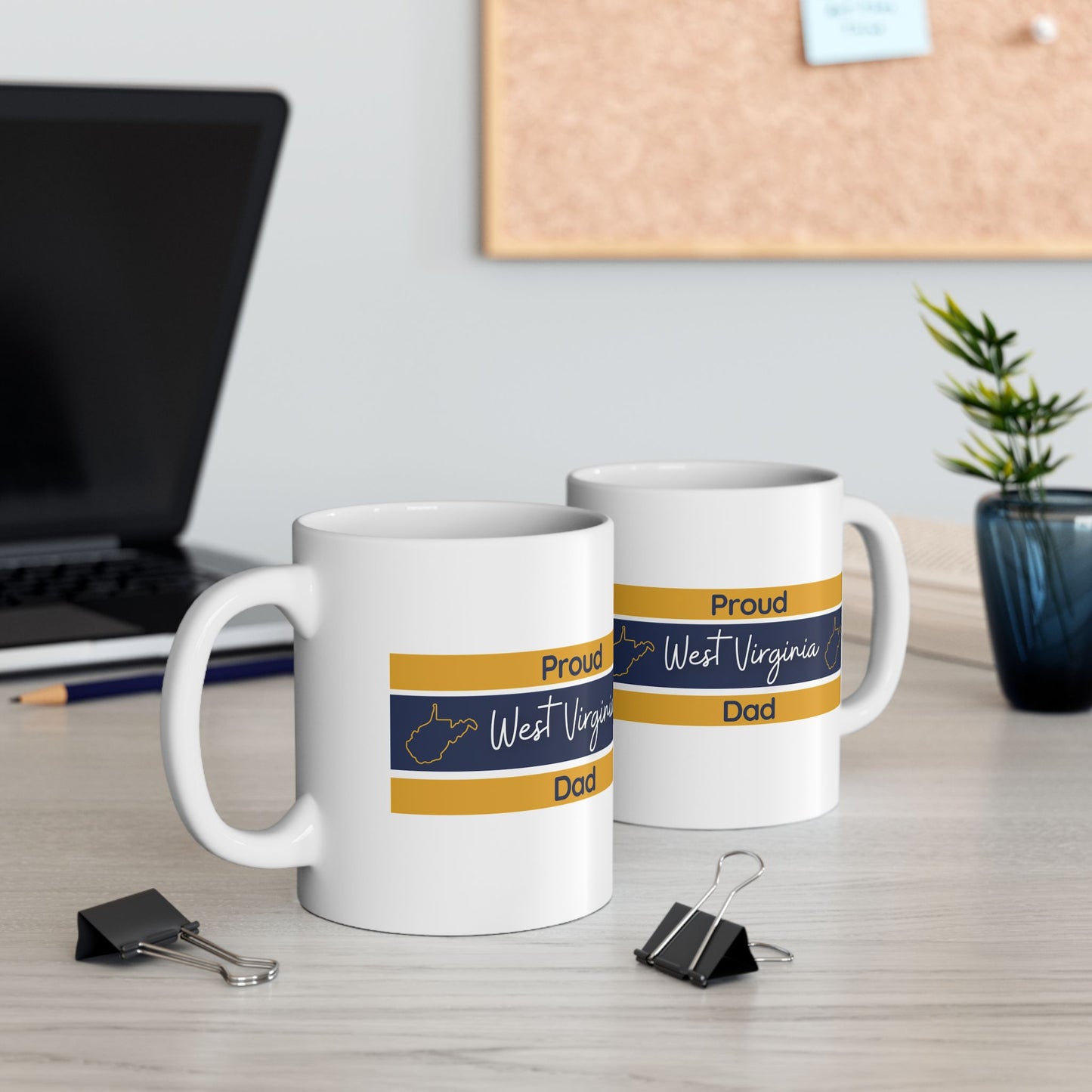 Proud West Virginia Dad Mug (11oz, 15 oz)