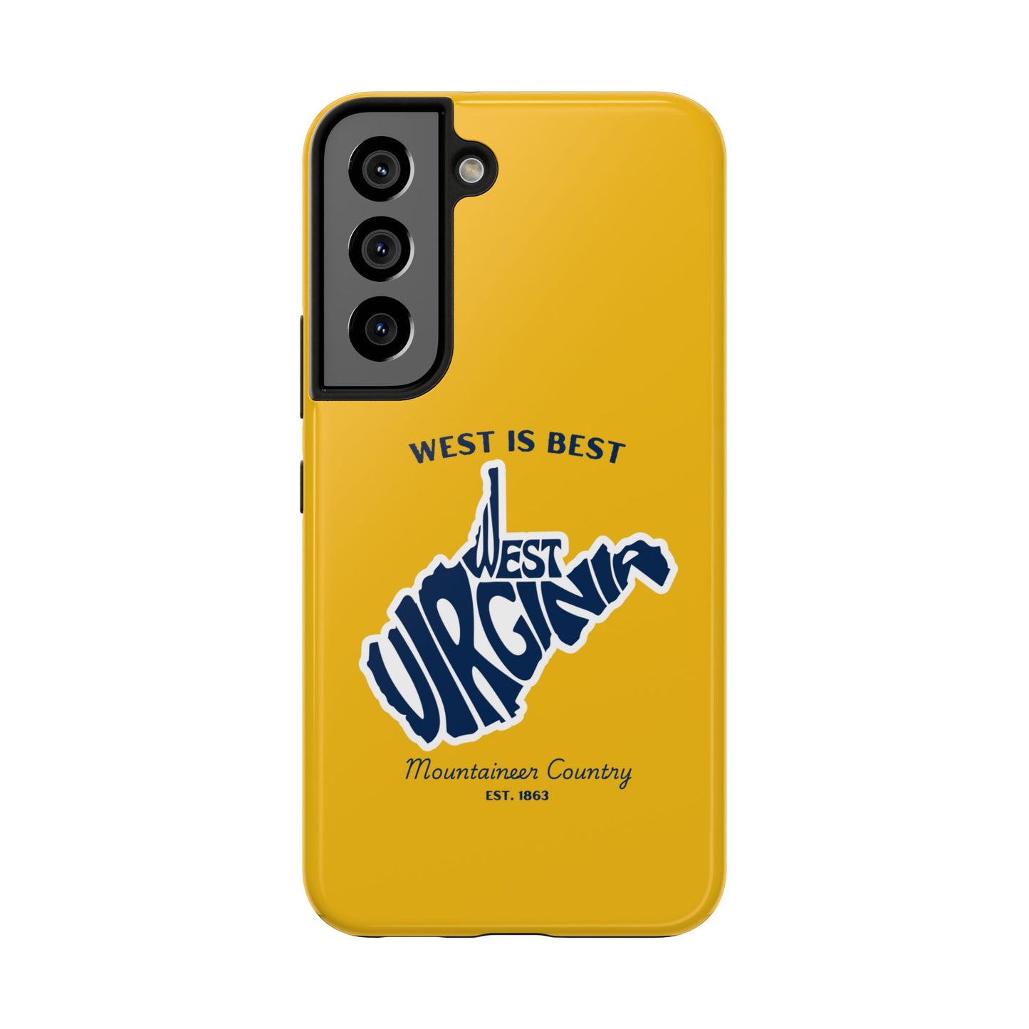 West Is Best Phone Case – Mountaineer Country WV Design