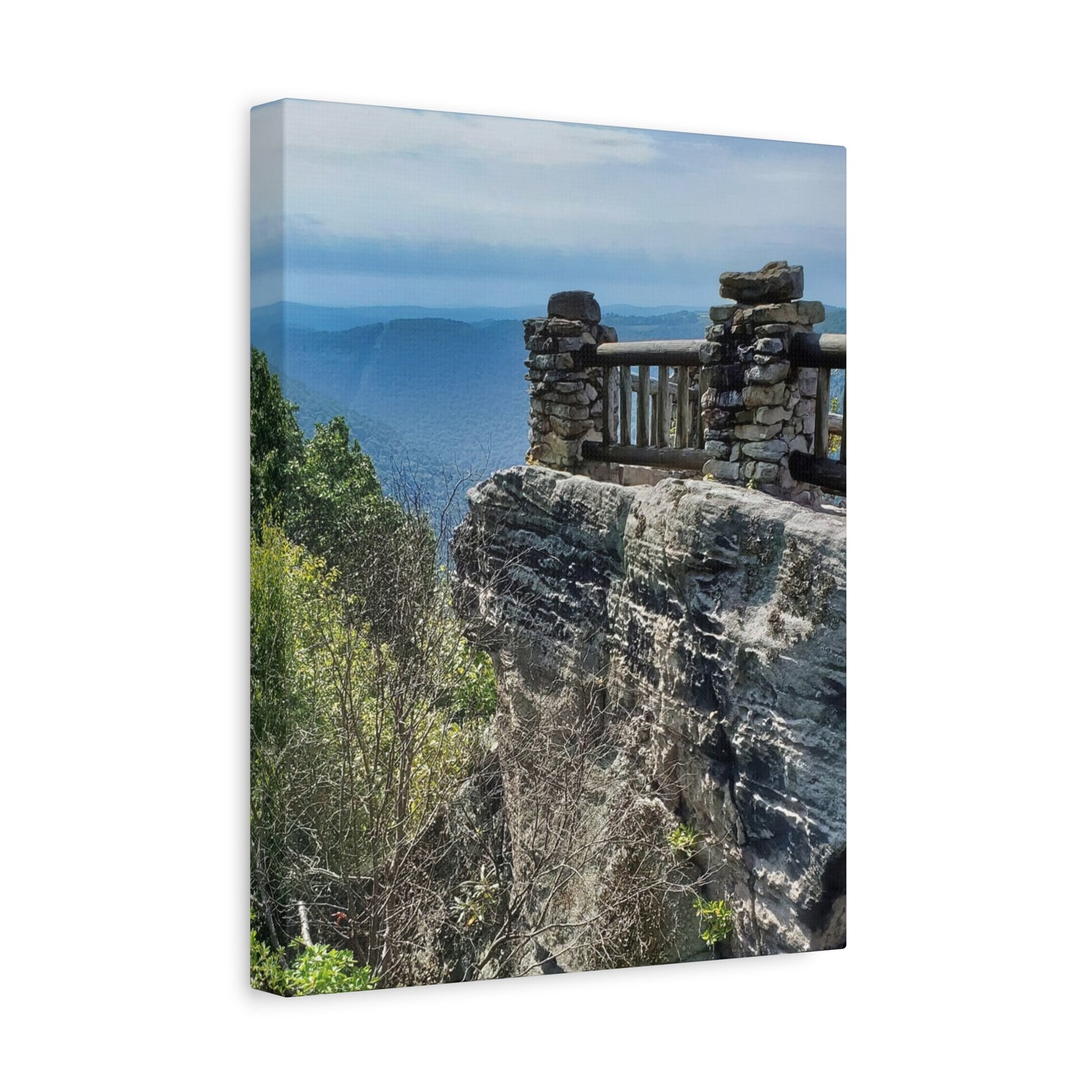 Coopers Rock in West Virginia Matte Canvas