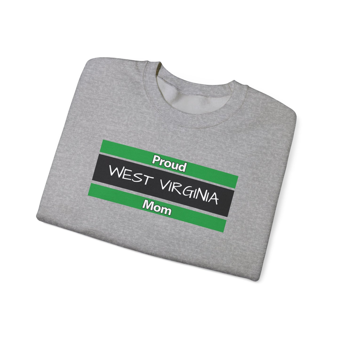Proud West Virginia Mom Crewneck Sweatshirt