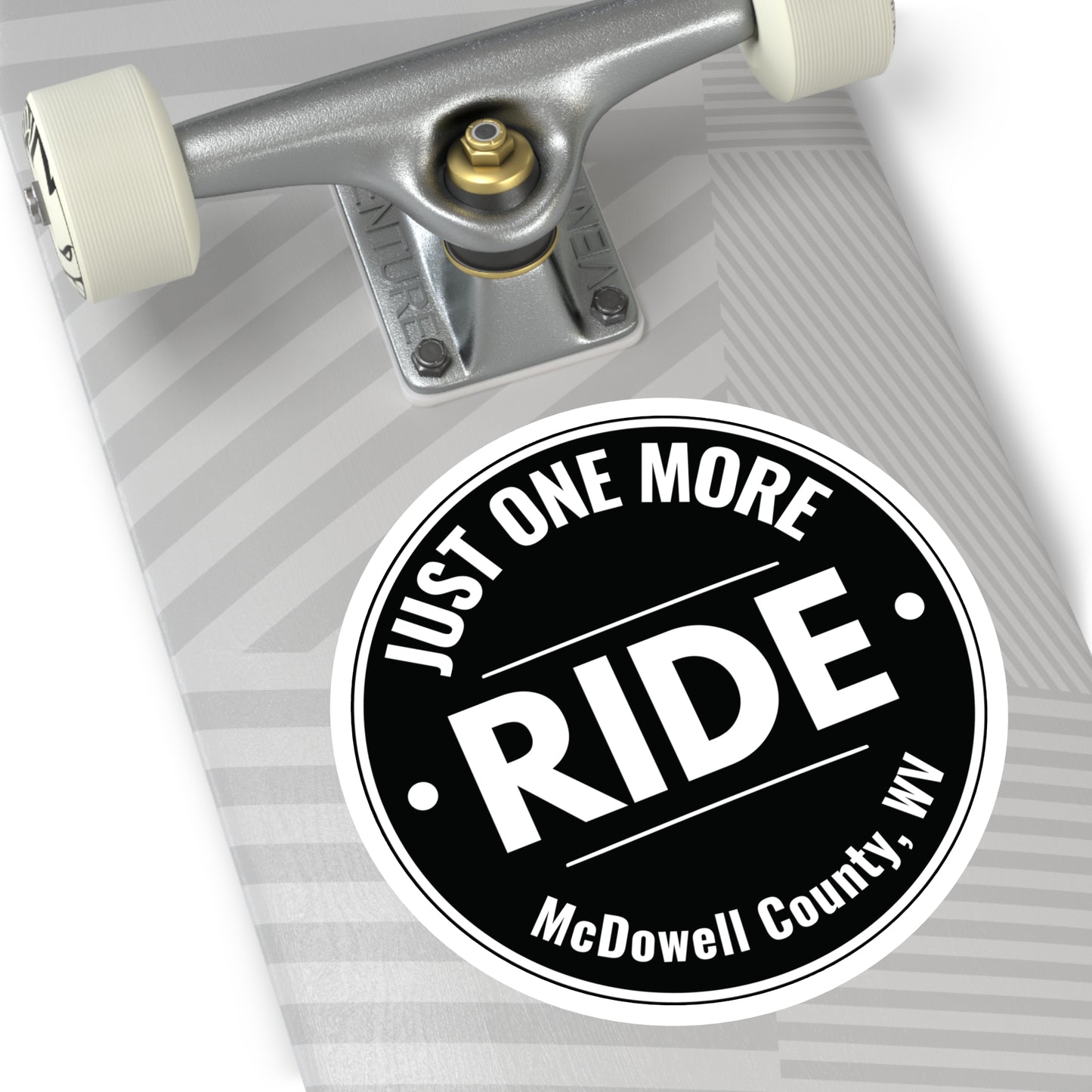 Just One More Ride McDowell County WV Sticker | ATV Trail Riding Decal | Coal Country Off Road Vinyl | UTV 4x4 Mud Life Sticker | West Virginia Gift
