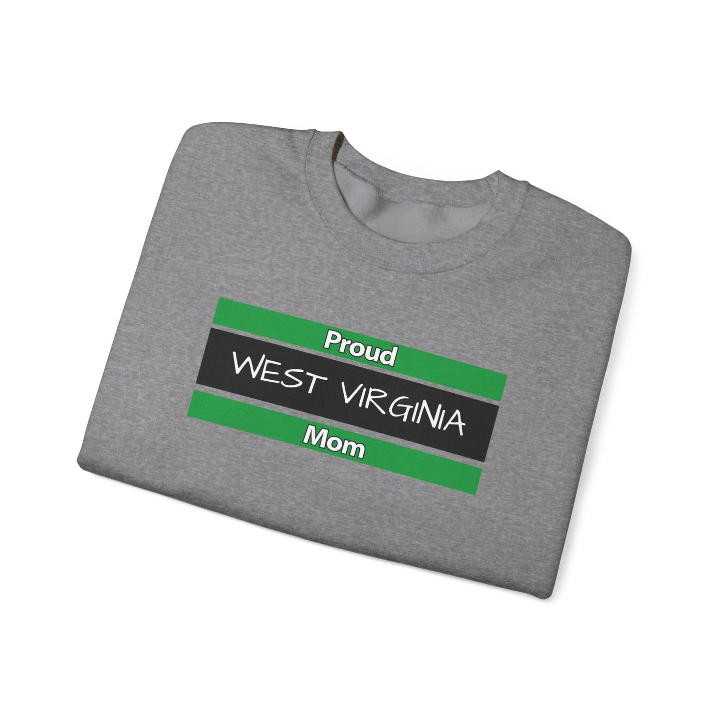 Proud West Virginia Mom Crewneck Sweatshirt
