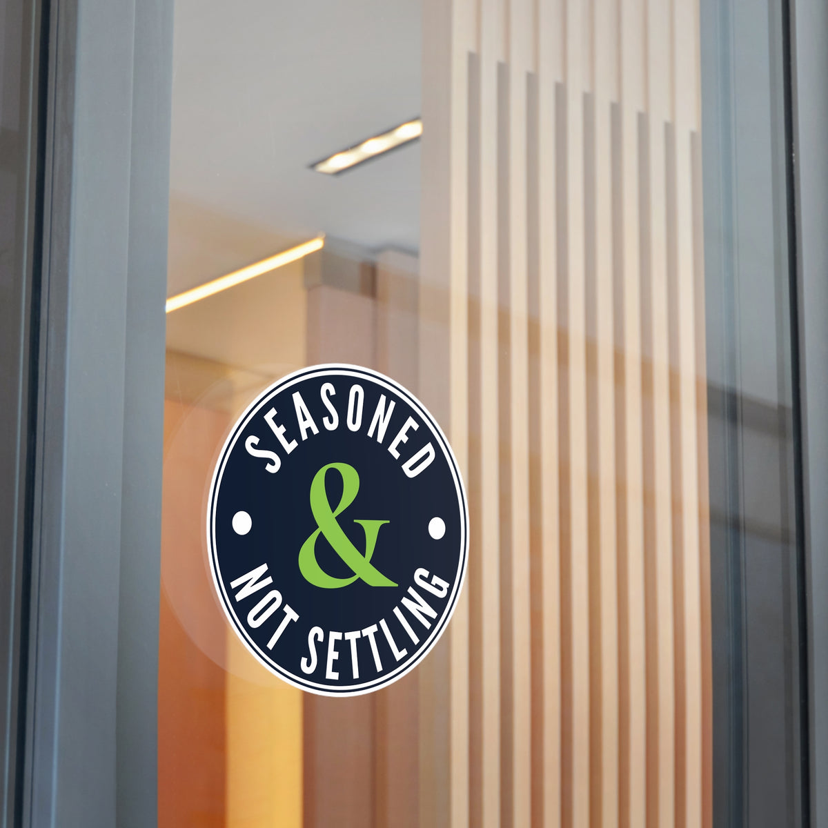 Seasoned & Not Settling Movement Sticker