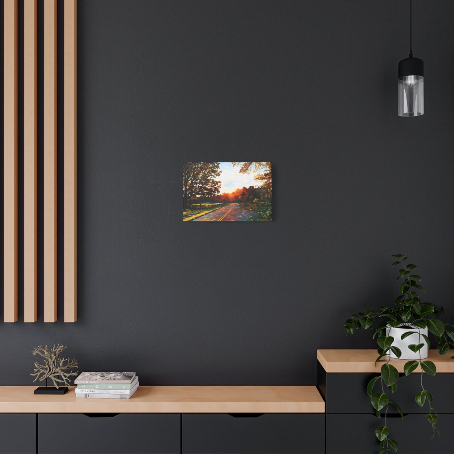 Blue Ridge Parkway Watercolor Canvas | Appalachian Wall Art from 304 in the House