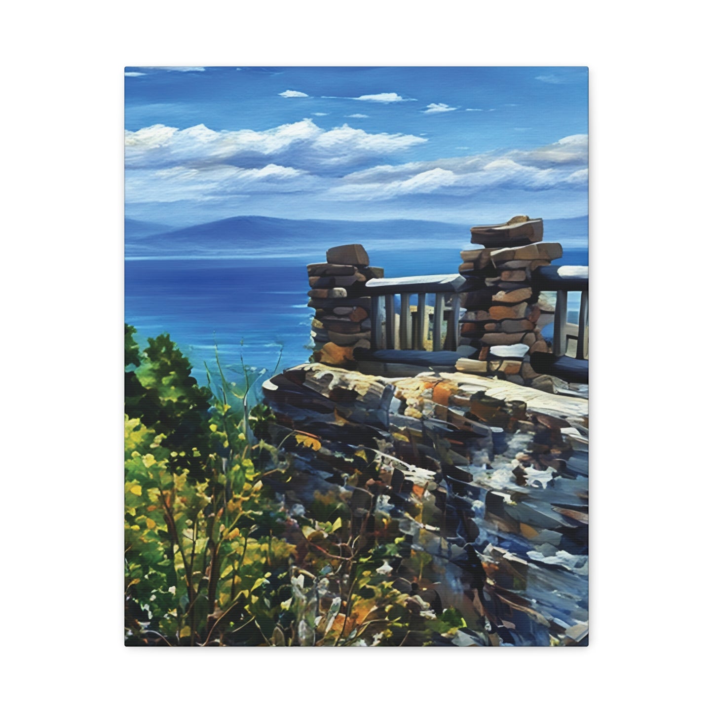 Coopers Rock West Virginia Canvas Wall Art