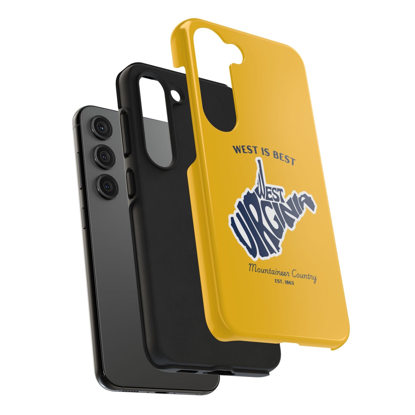 West Is Best Phone Case – Mountaineer Country WV Design