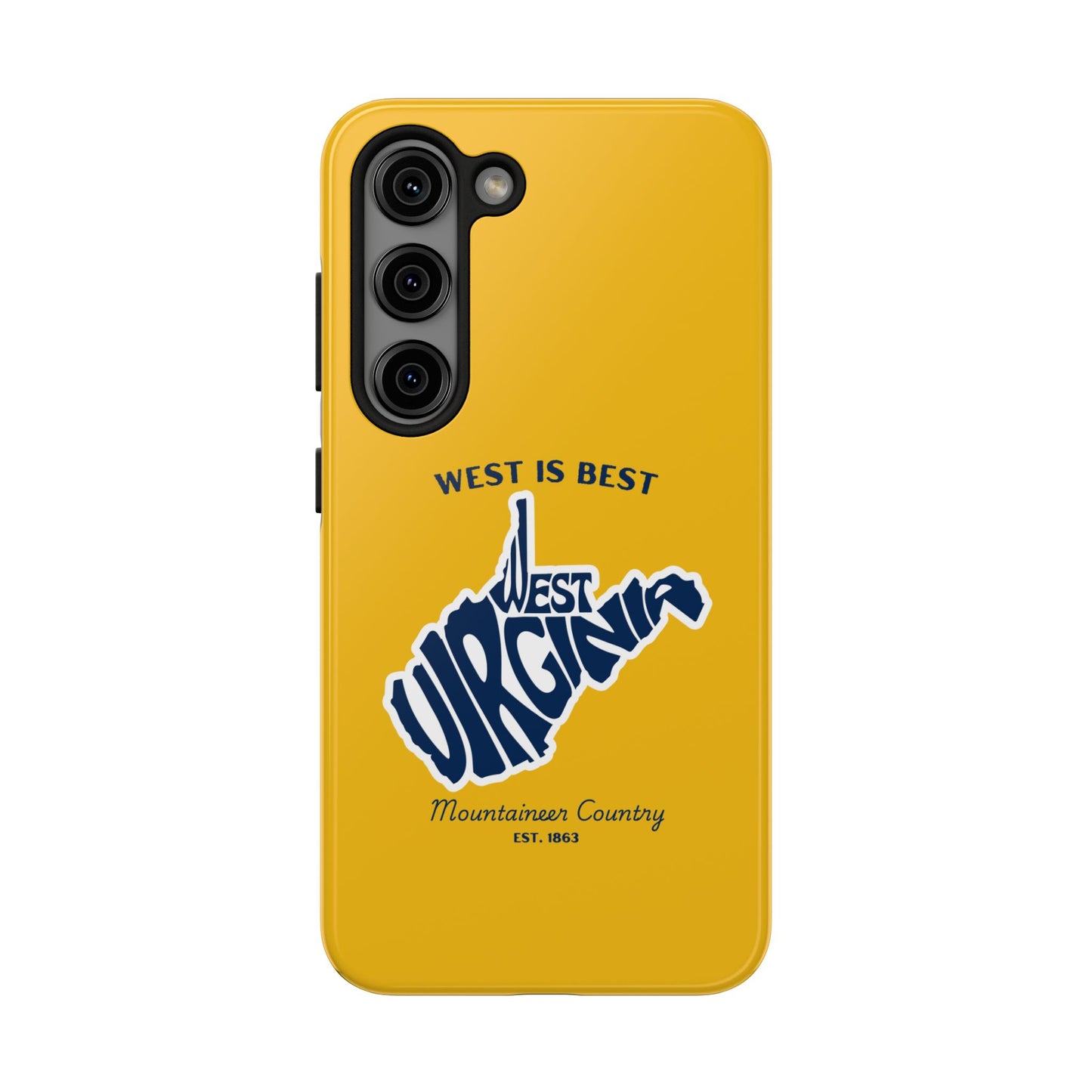West Is Best Phone Case – Mountaineer Country WV Design