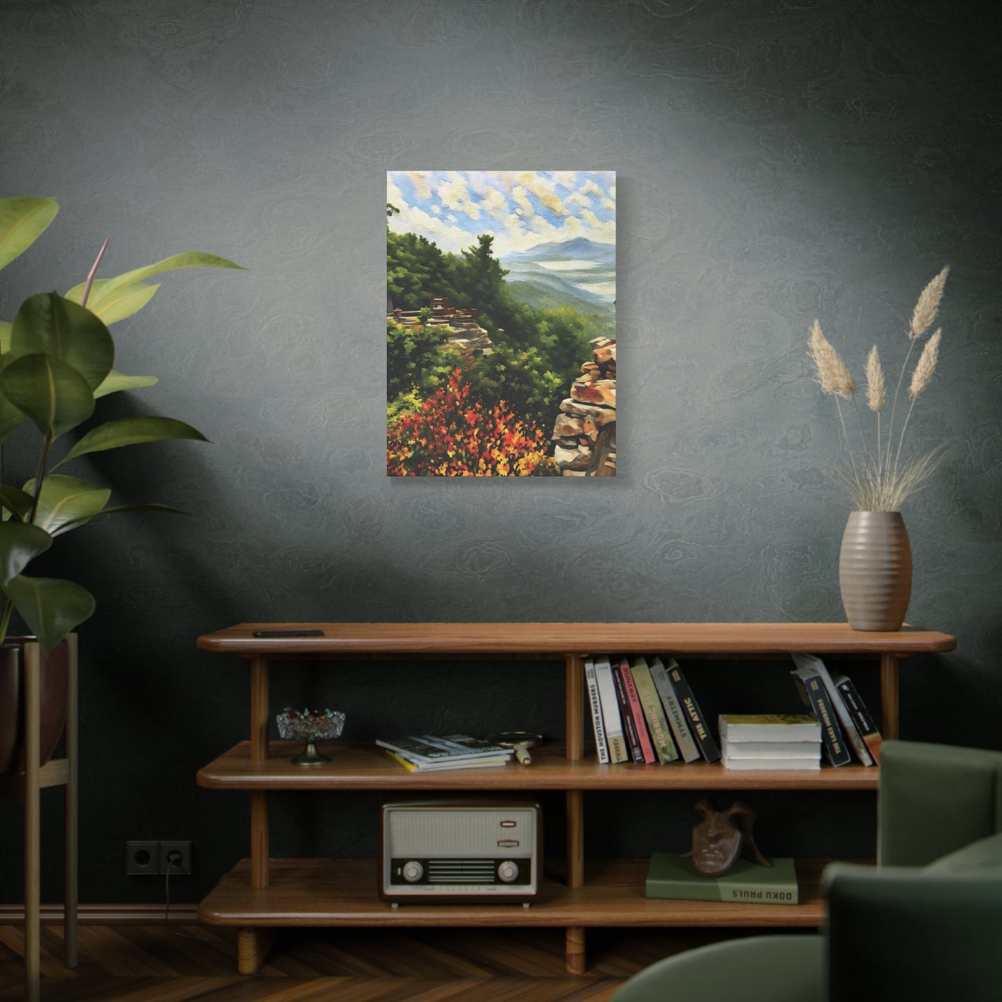 West Virginia Whispers from the Rock--Stretched Canvas Wall Art