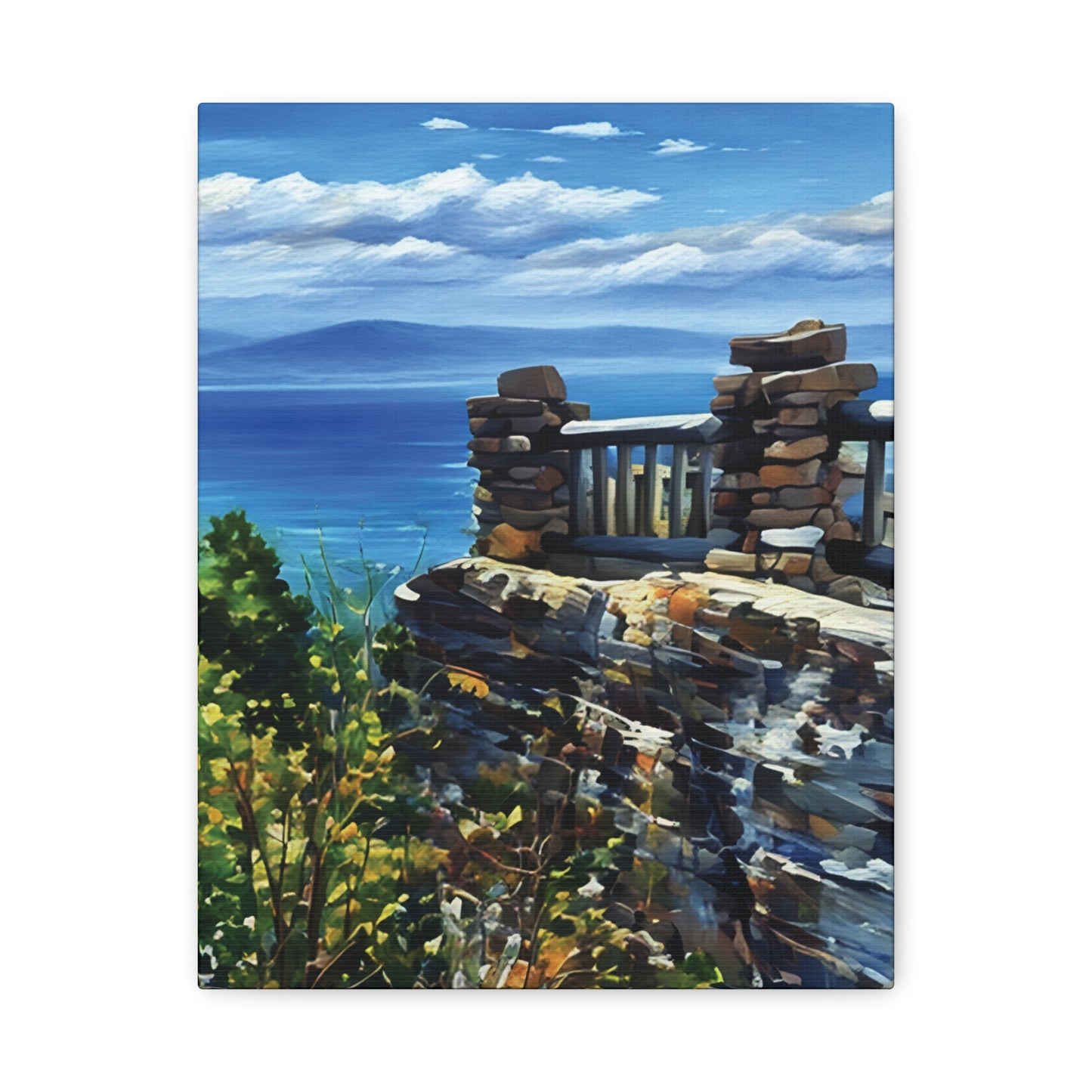 Coopers Rock West Virginia Canvas Wall Art