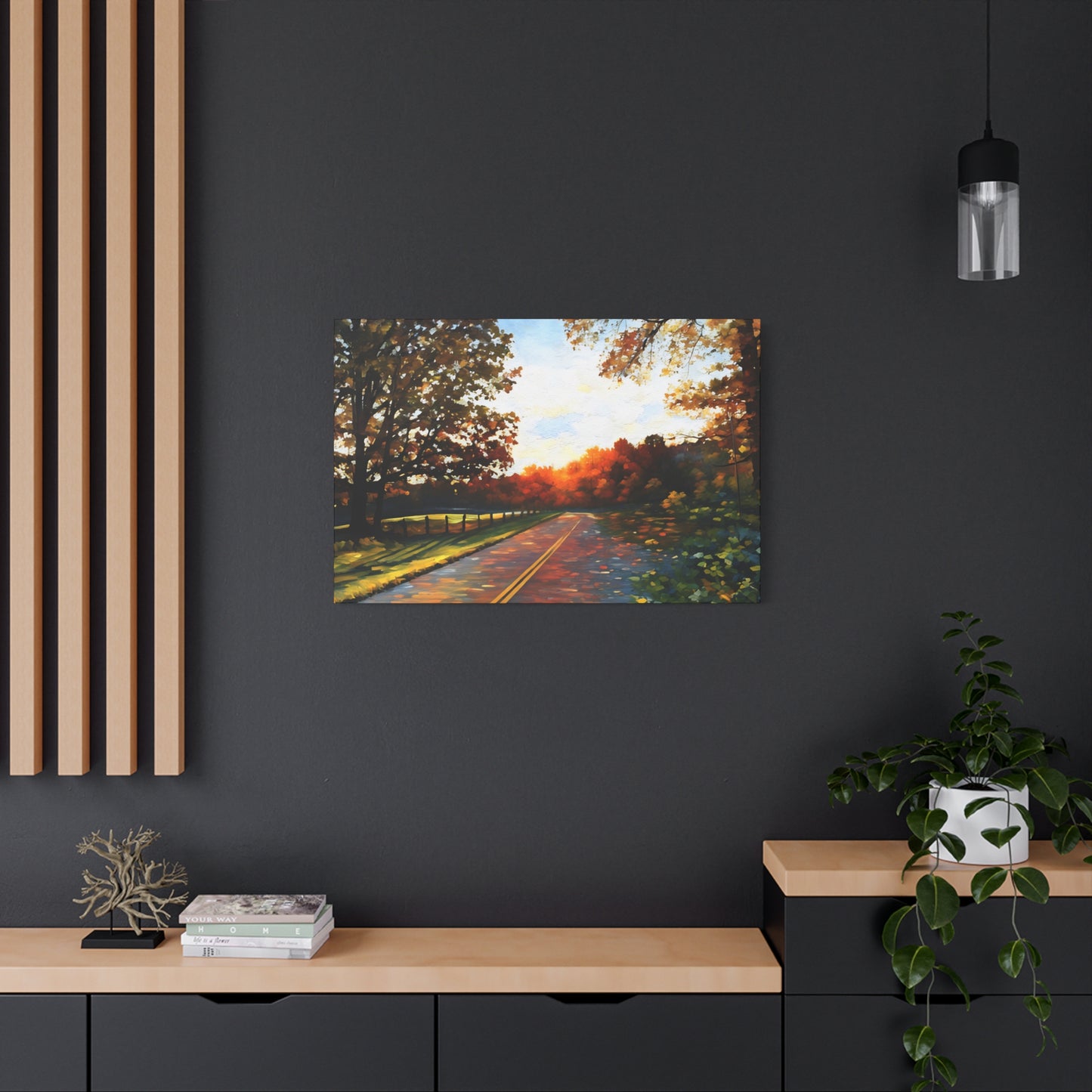 Blue Ridge Parkway Watercolor Canvas | Appalachian Wall Art from 304 in the House