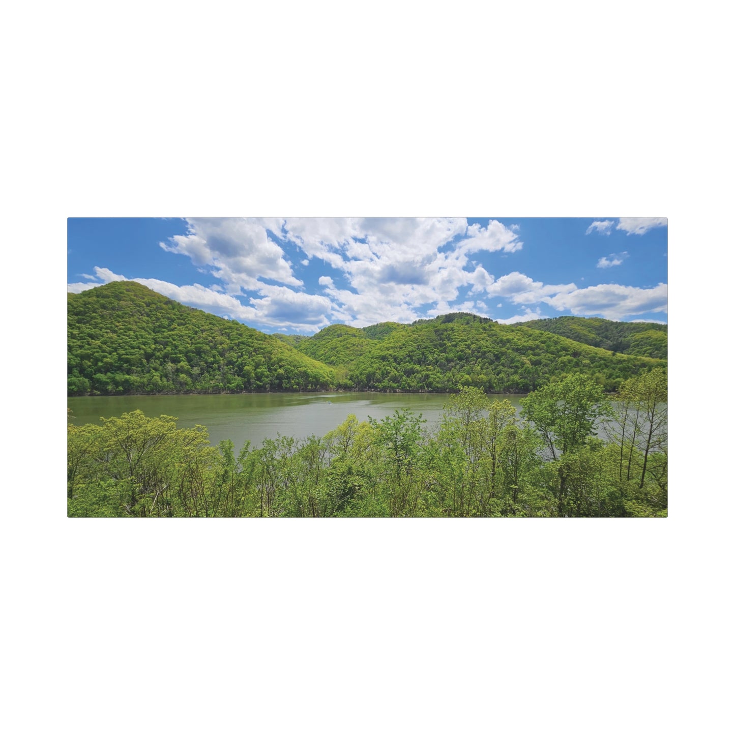 Bluestone Lake West Virginia Canvas Wall Art