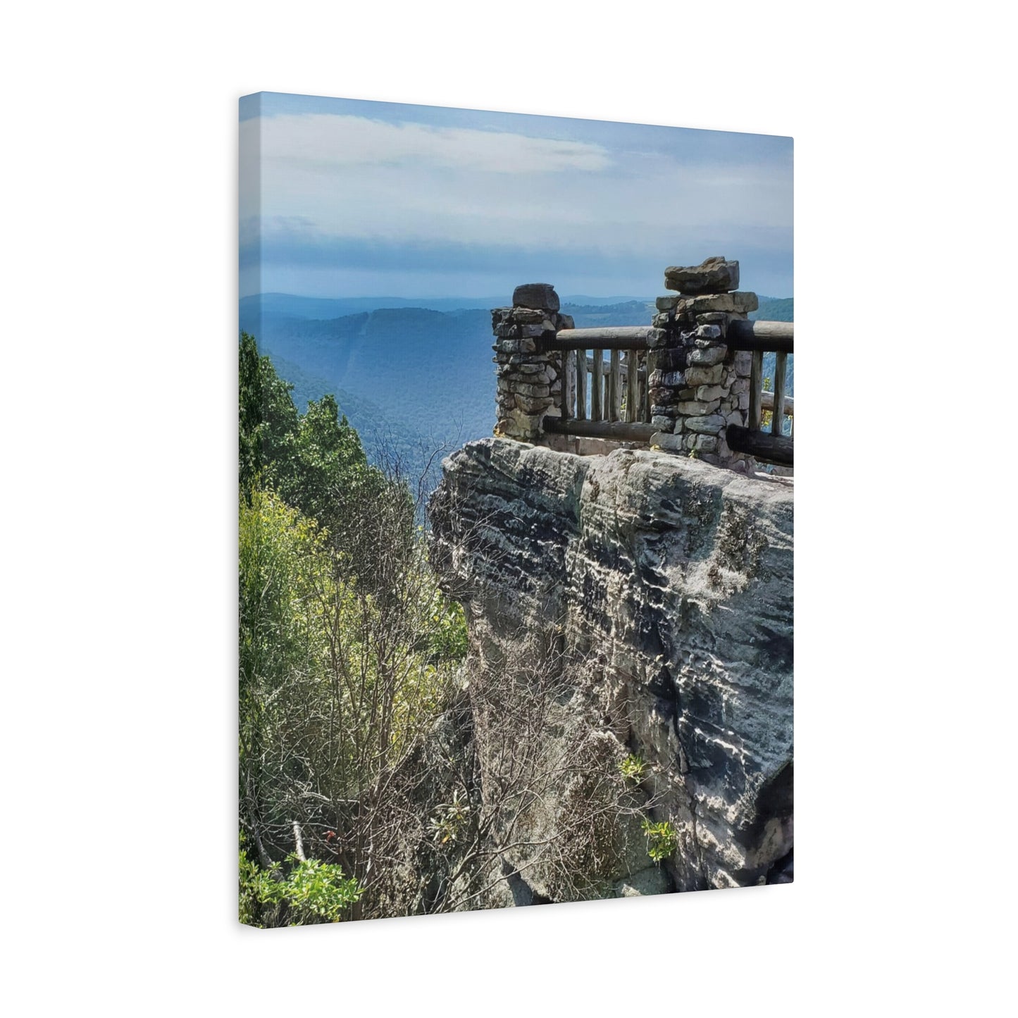 Coopers Rock in West Virginia Matte Canvas
