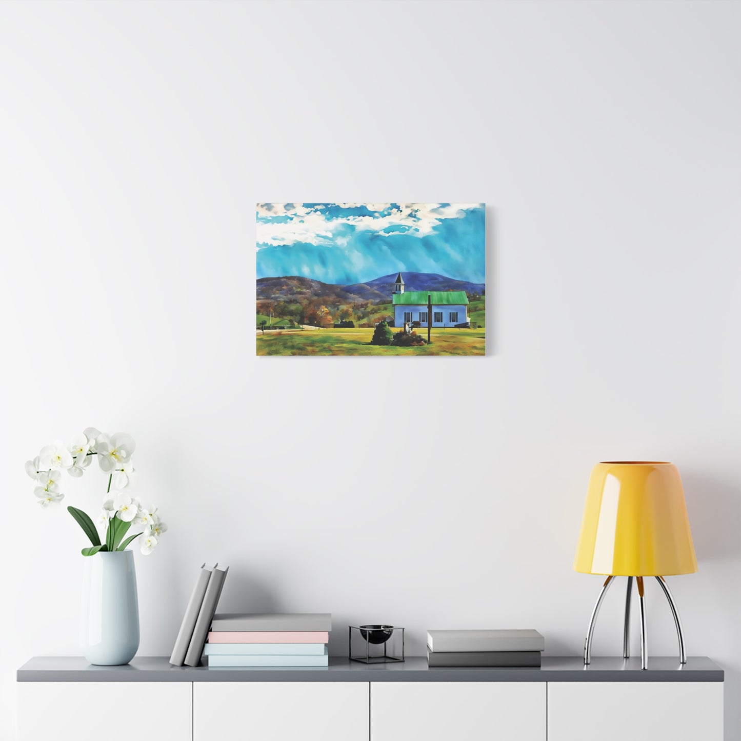 Edray Church, Est. 1883 – Appalachian Landmark on Canvas