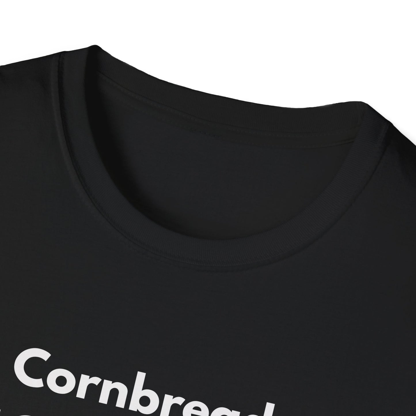 Cornbread No Sugar Navy T-Shirt | Funny Southern Saying Tee | Appalachian Humor Shirt | Gildan Softstyle 64000