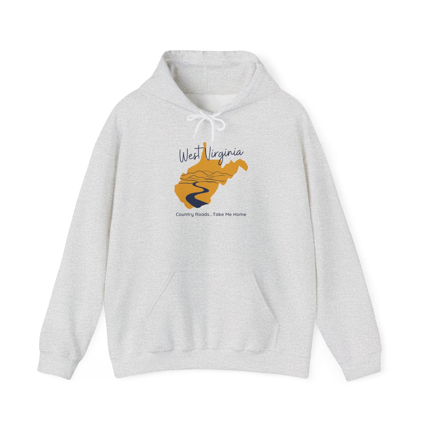 West Virginia Country Roads Hoodie, WV State Pride Sweatshirt, Appalachian Mountain Gift, Travel Wanderlust Hoodie, Cozy Mountain Hoodie,