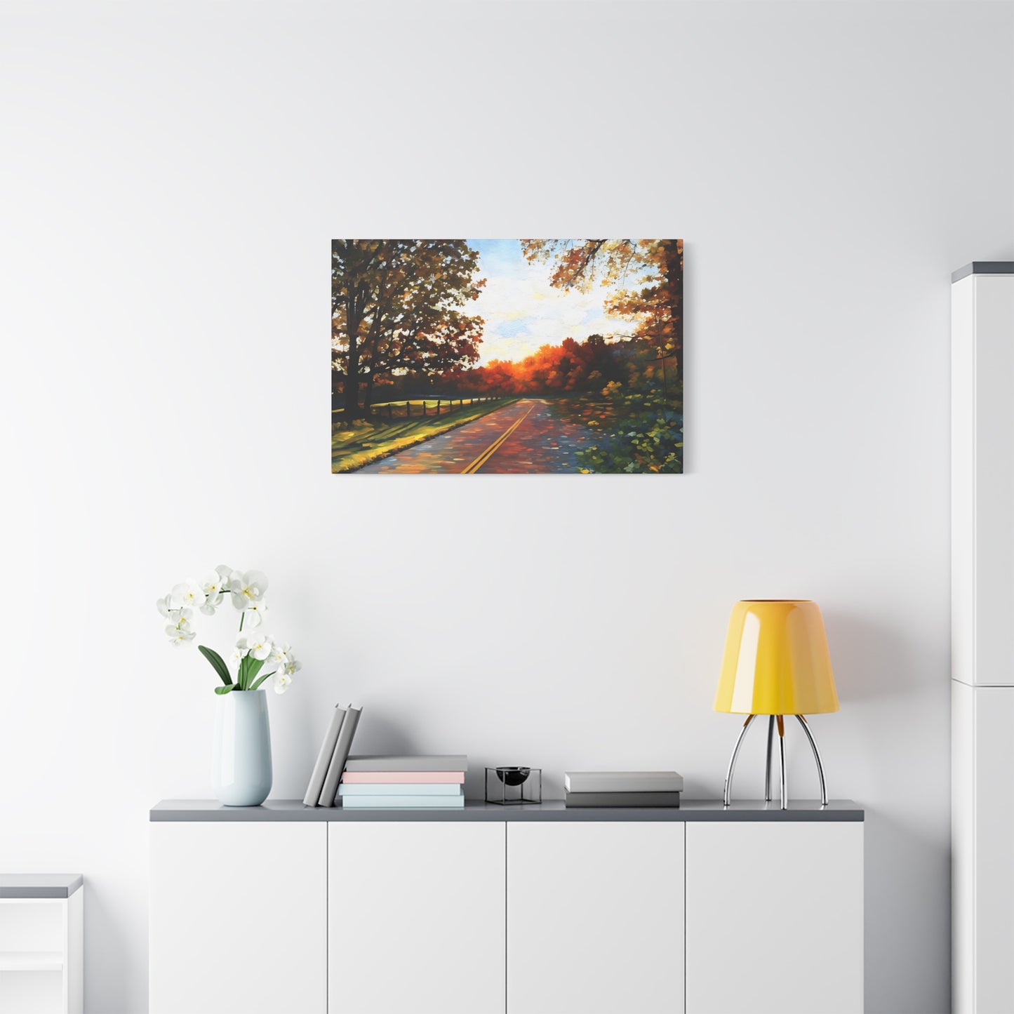 Blue Ridge Parkway Watercolor Canvas | Appalachian Wall Art from 304 in the House